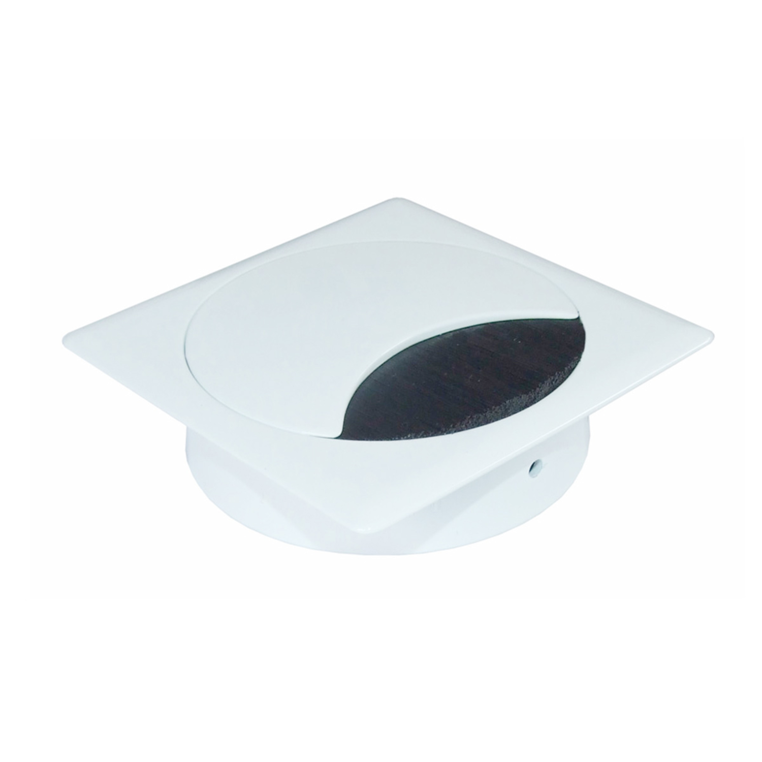 Passe cable Exit Q zamak blanc 90x90mm 