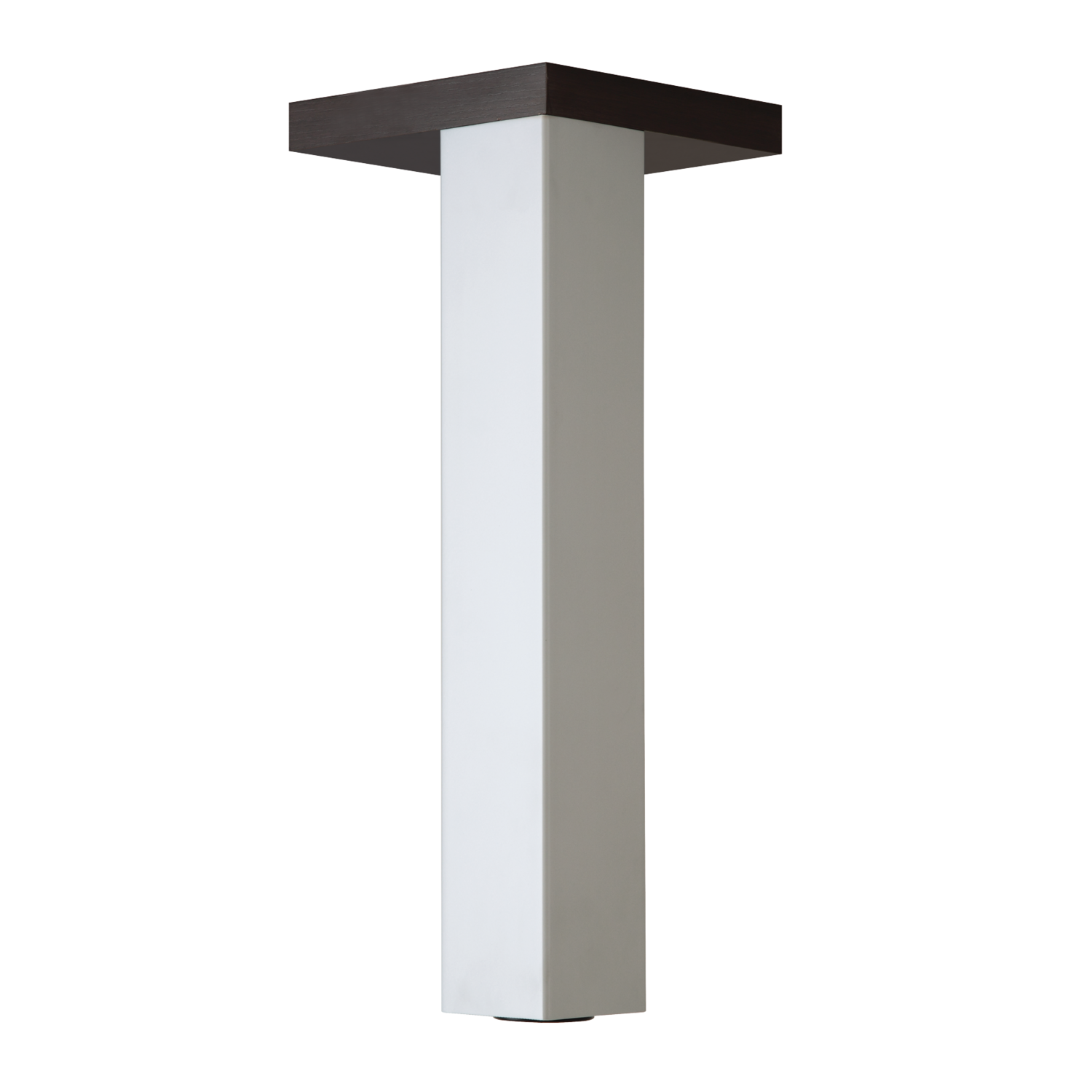 Pied table Q120 inox look 120x120mm h710 reglable  