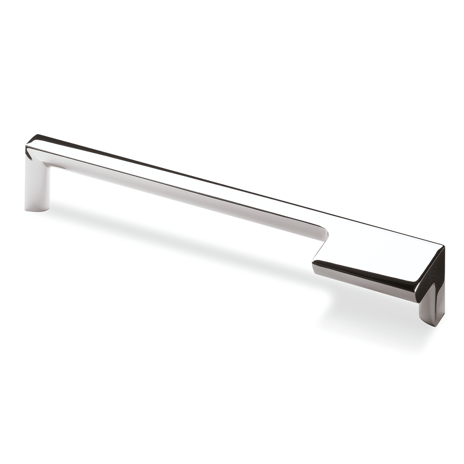 Poignée Zenga à gauche, entraxe de perçages 192, L 201 mm, B 36 mm, H 30 mm, chromé brillant
