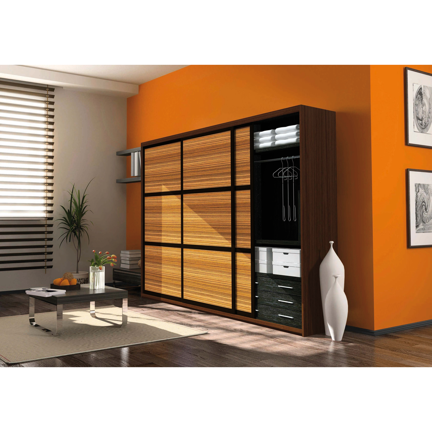 Profil poignée TR10mm Terra 2.6m alu noir  
