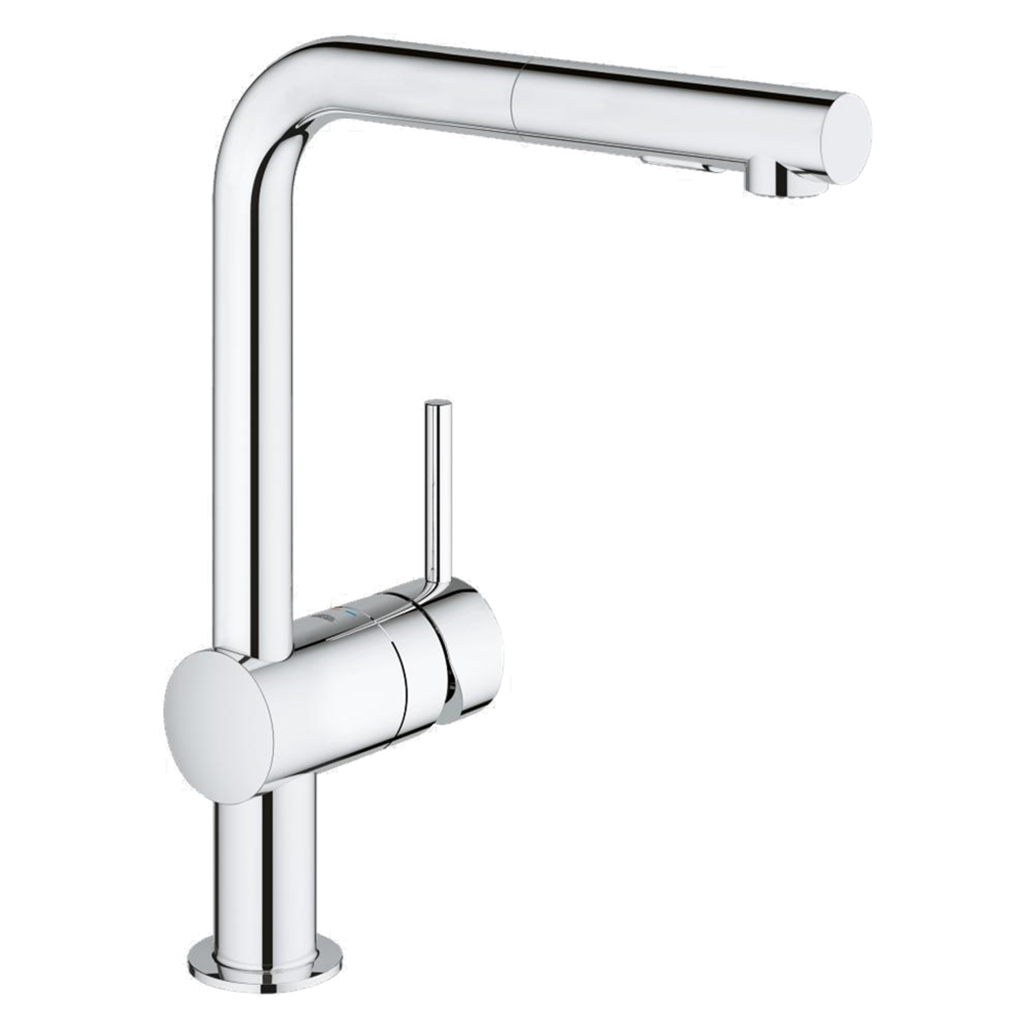 GROHE MINTA L CHROOM UITTREKBAAR