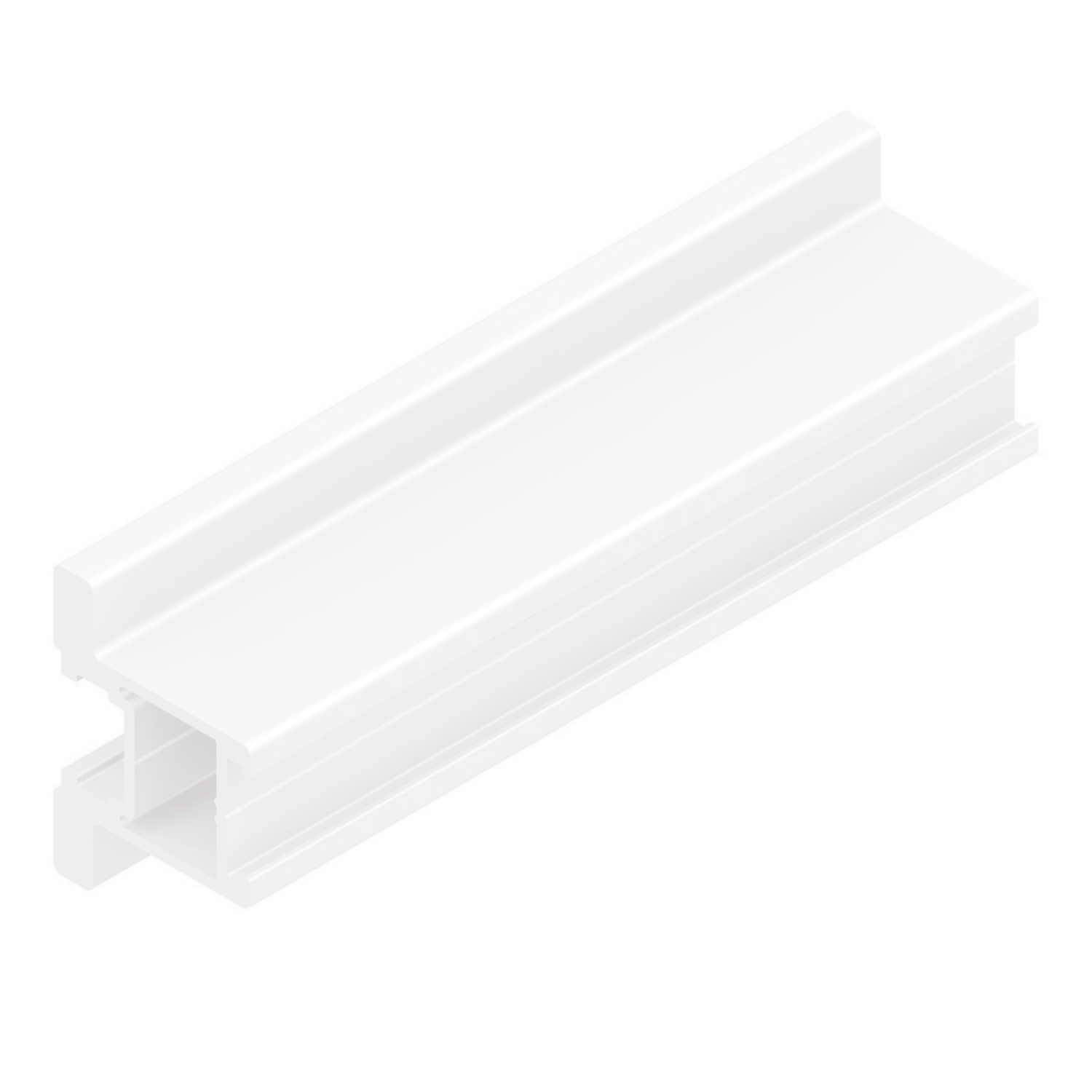 Vertikaal profiel TRBase25 Floor 2.9m alu wit