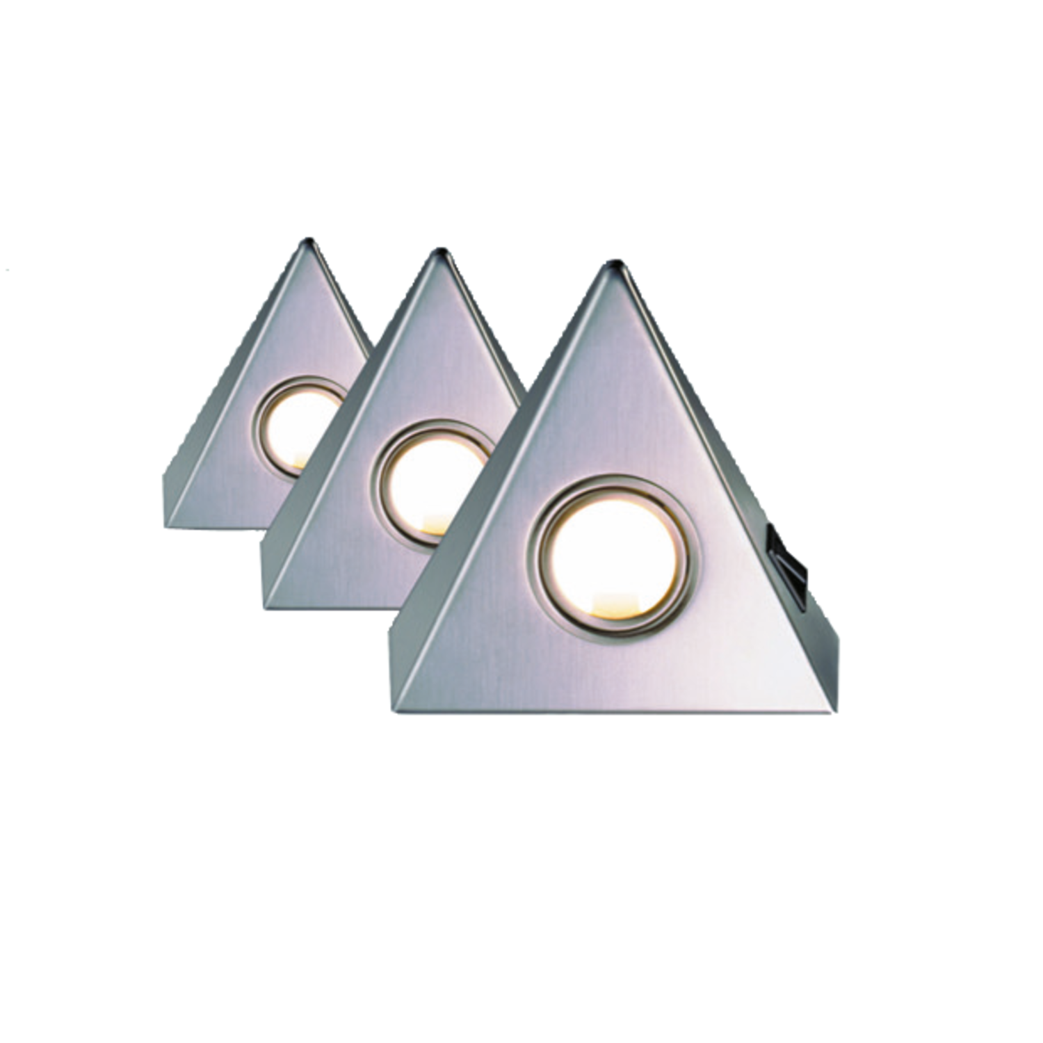 Delta Maxi set RVS 2x20W,12V+schakelaar