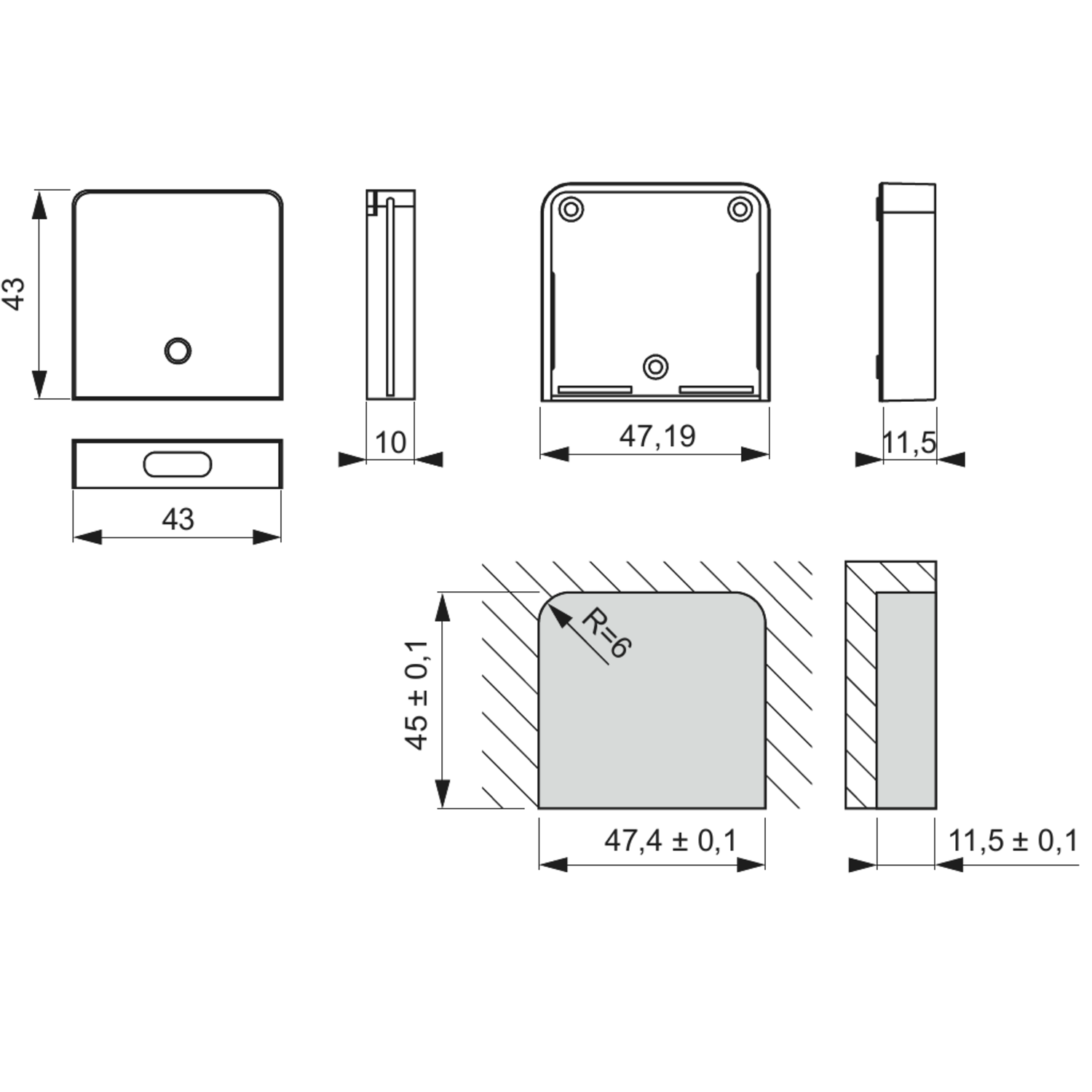 Mec Driver IR-Sensor wit draadloos