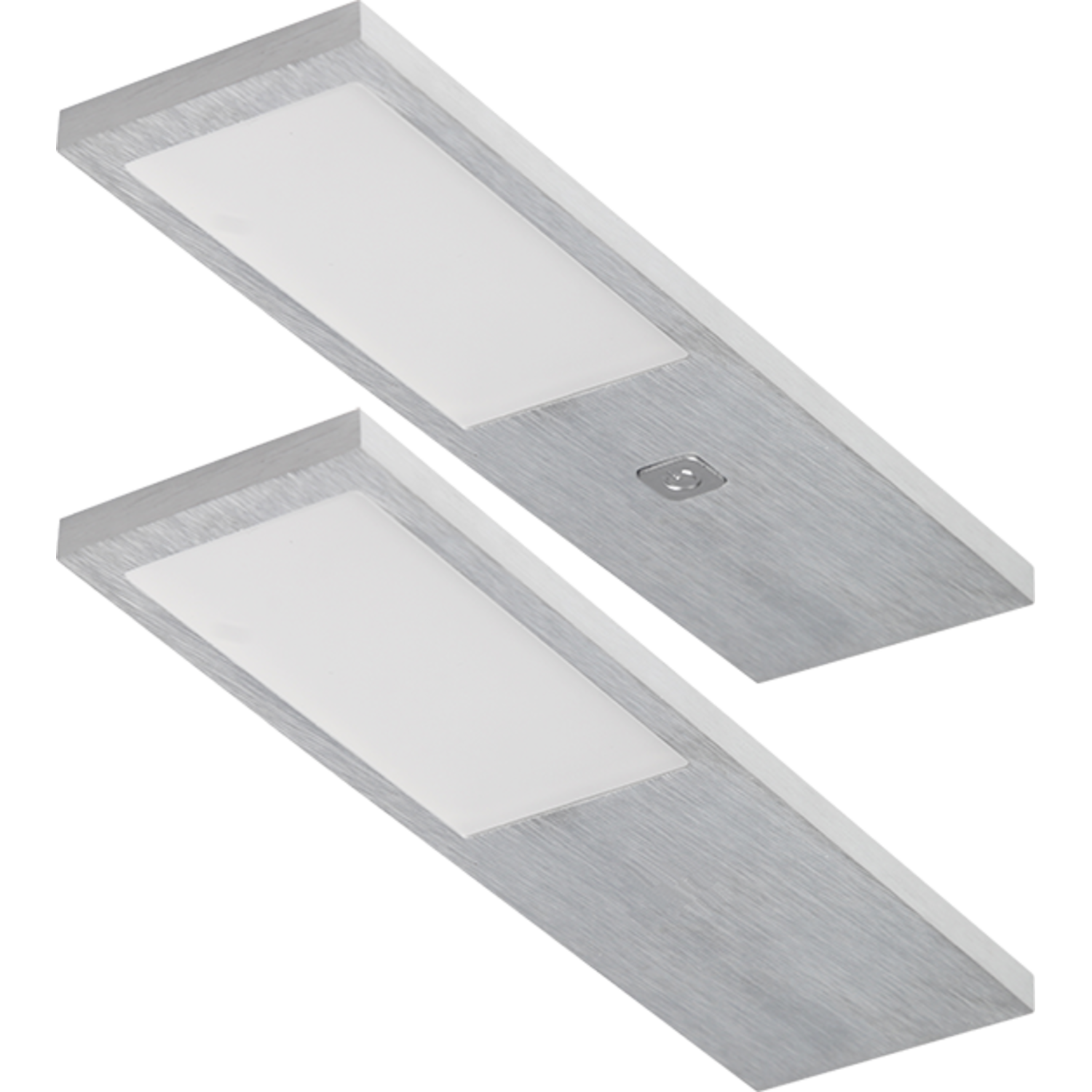 Streto Led alu set 2x4w 4000K-12V + convertisseur avec interrupteur 