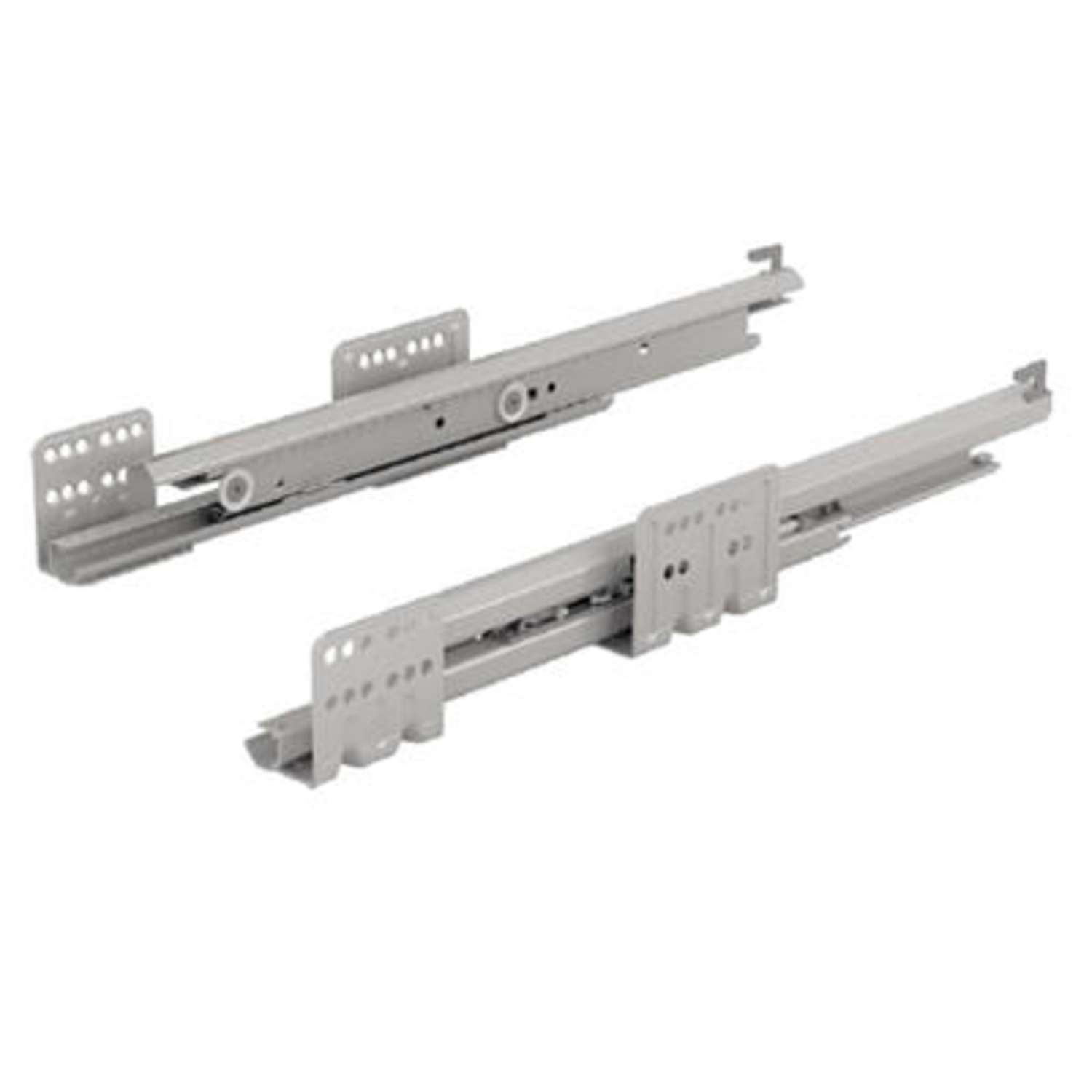Uittrekbare ladegeleider Actro met Silent System / Push to open Silent, XS (10 kg), 350 mm, Kastzijwanddikte 18 mm (EB 13), links