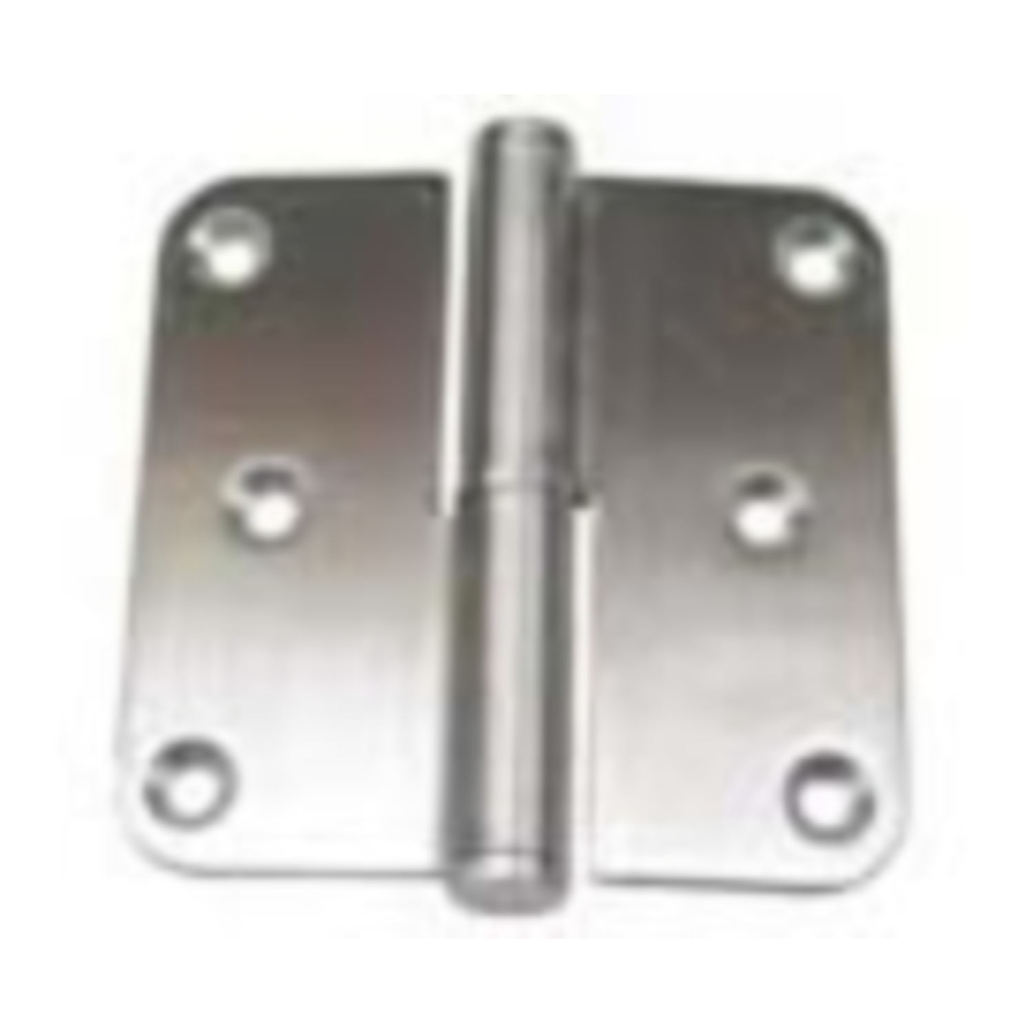 Paumelle 100 x 82mm inox.d.12 dr coin ar  