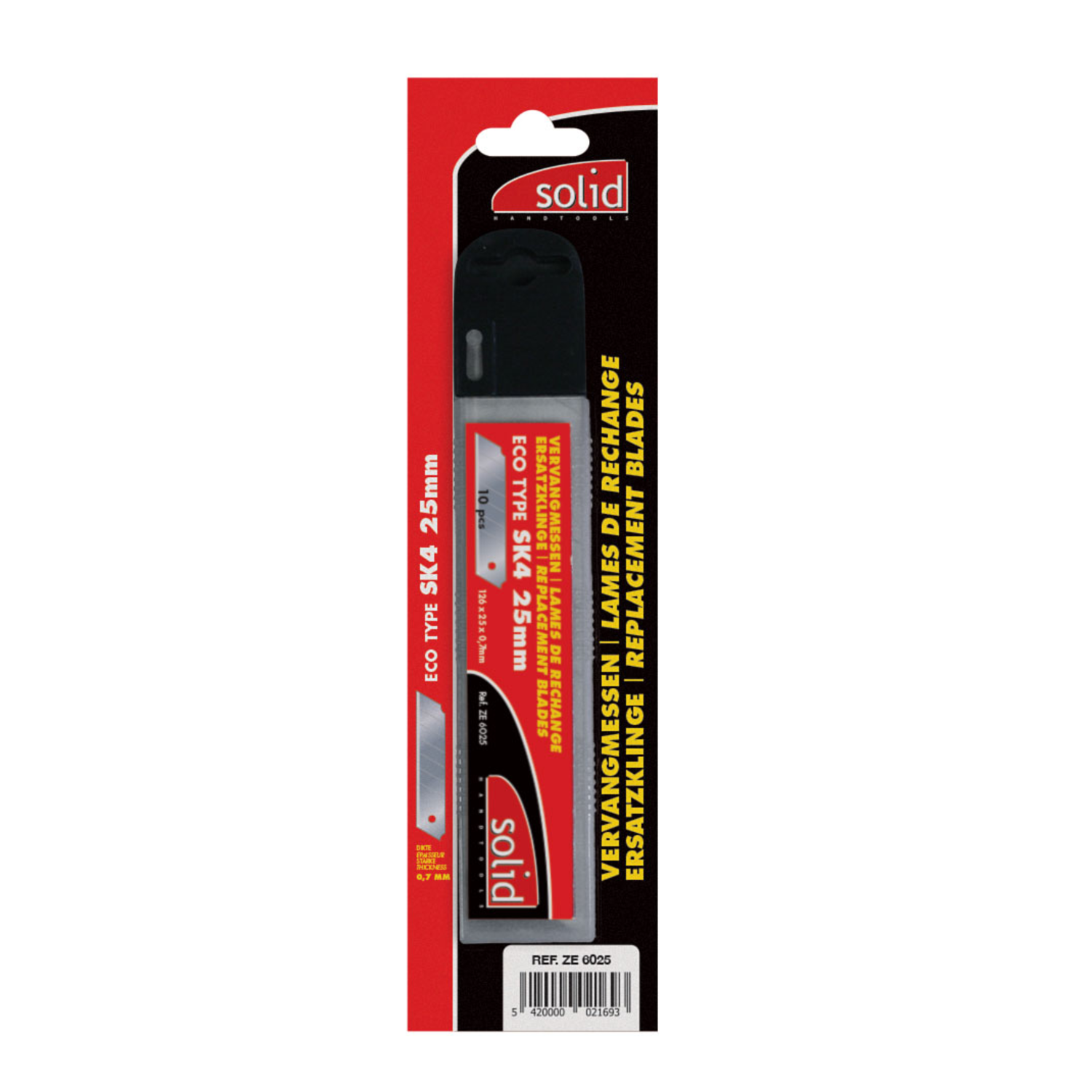 Lames cassables 18mm - par 12 pcs  