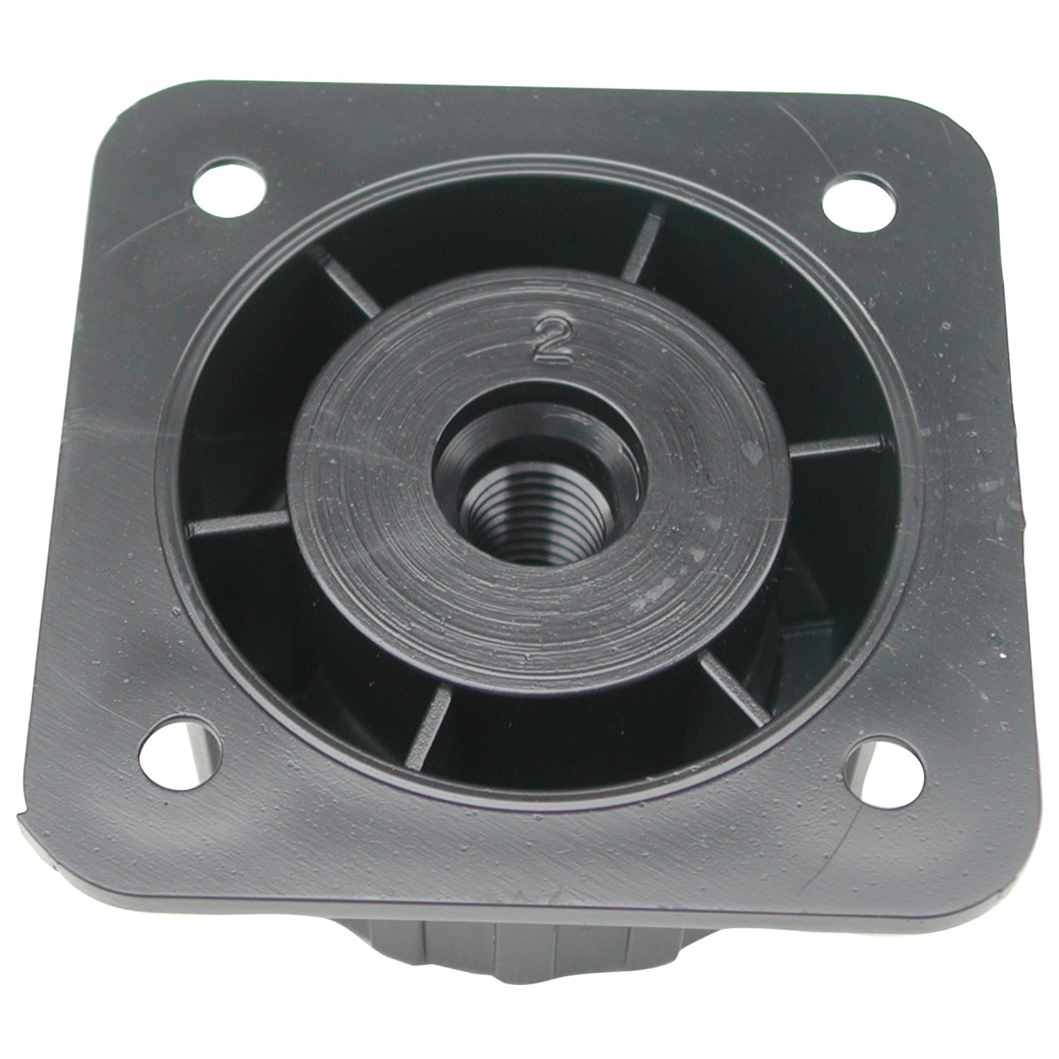 Plaque de fixation m10 (77) nylon noir  
