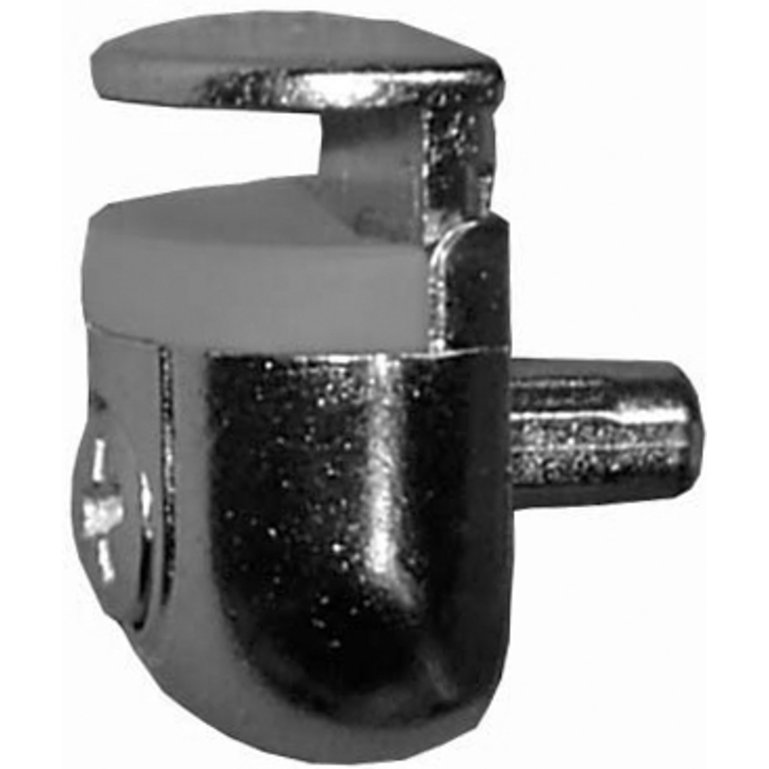 Taquet pr verre 5mm regl.5-8mm nickele  