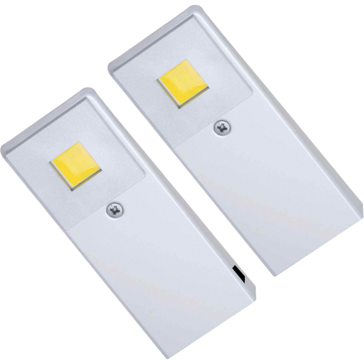 Set quadrat Led alu set 2 x 3W + interrupteur 