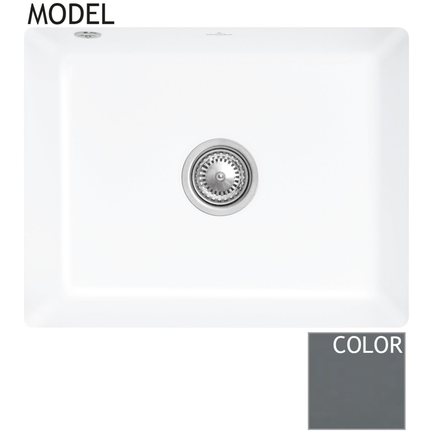 V&B 3310.01.i4 subway 60 su graphite ceramicplus