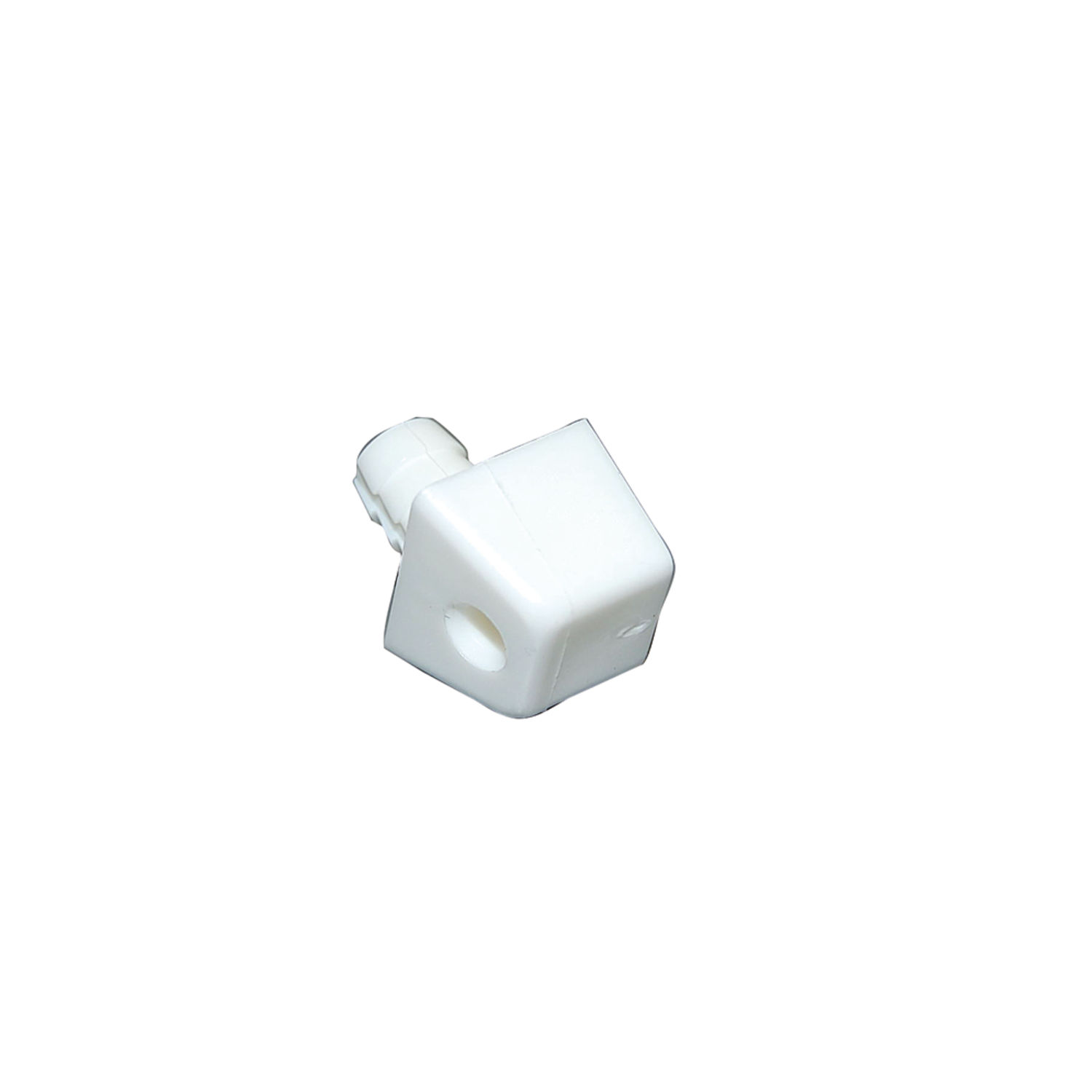 Kastverbinder ks wit kunststof 8mm/9mm