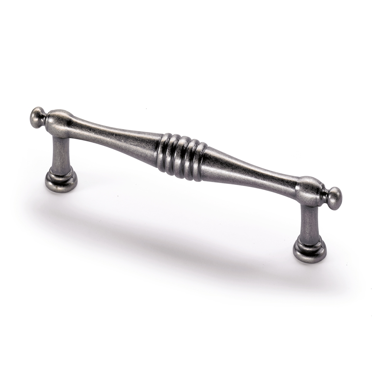 Greep Osimo, boorafstand 96, L 120 mm, H 22 mm, ø 13 mm, tinkleurig antiek