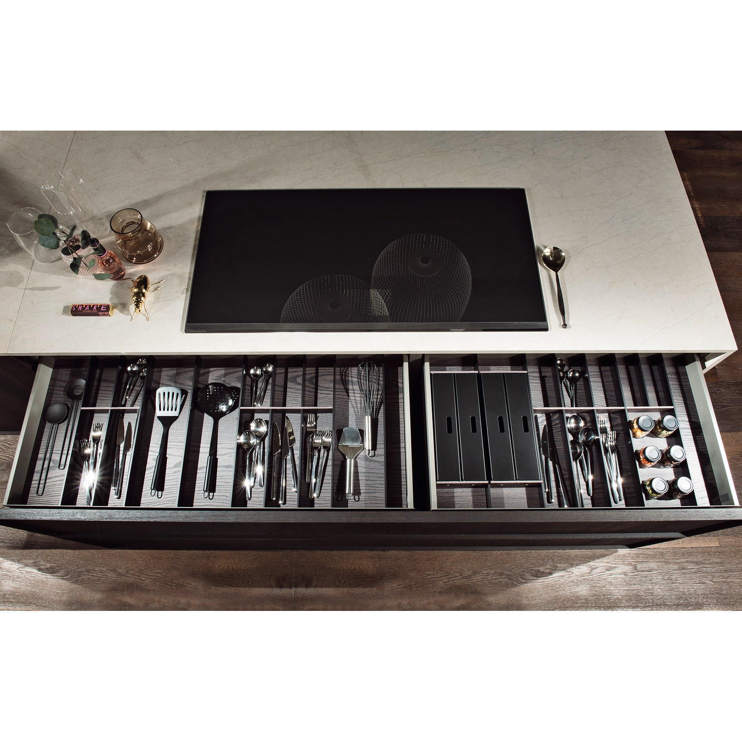Fit range couverts V2 90 noir 
