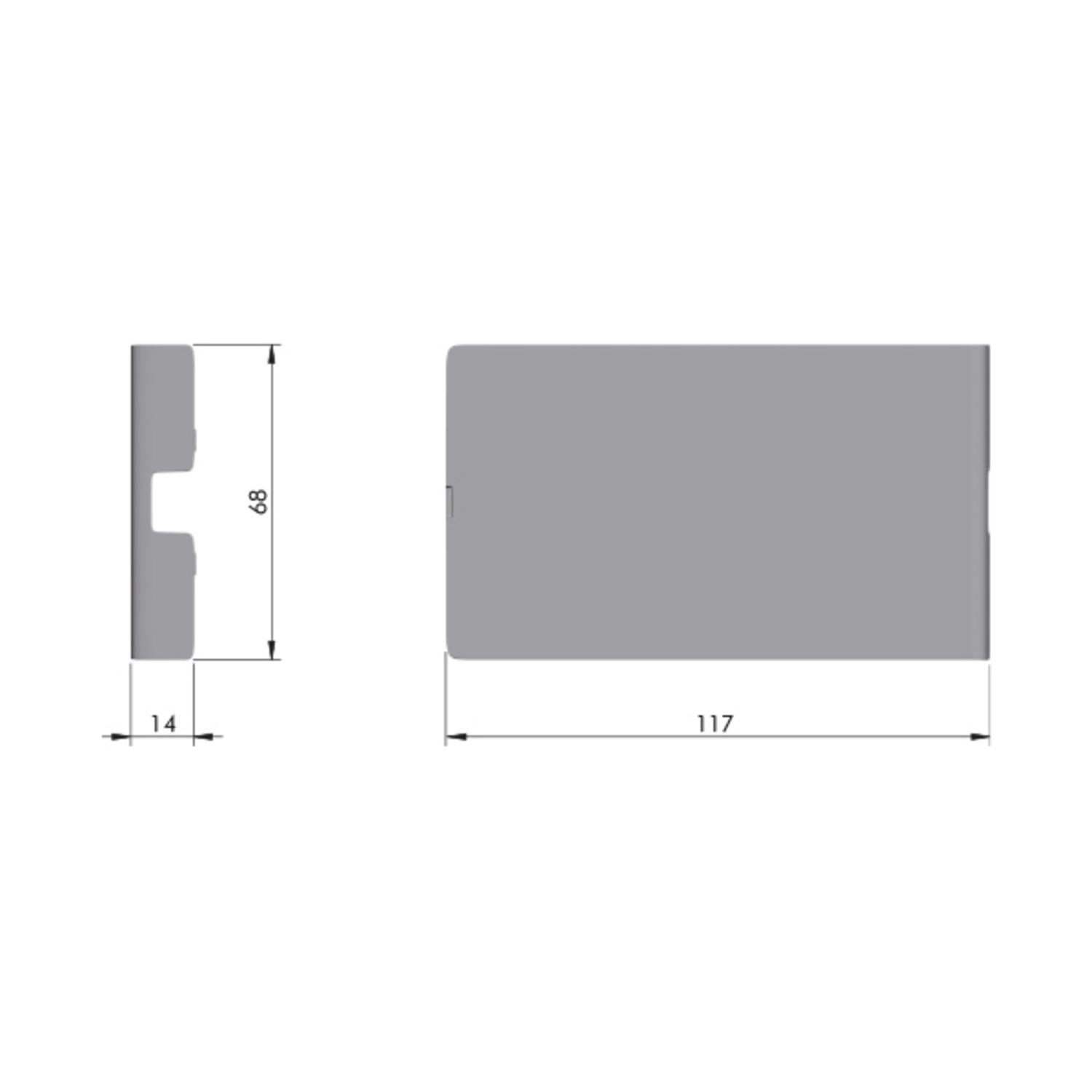 Kiaro Easy cache anthracite