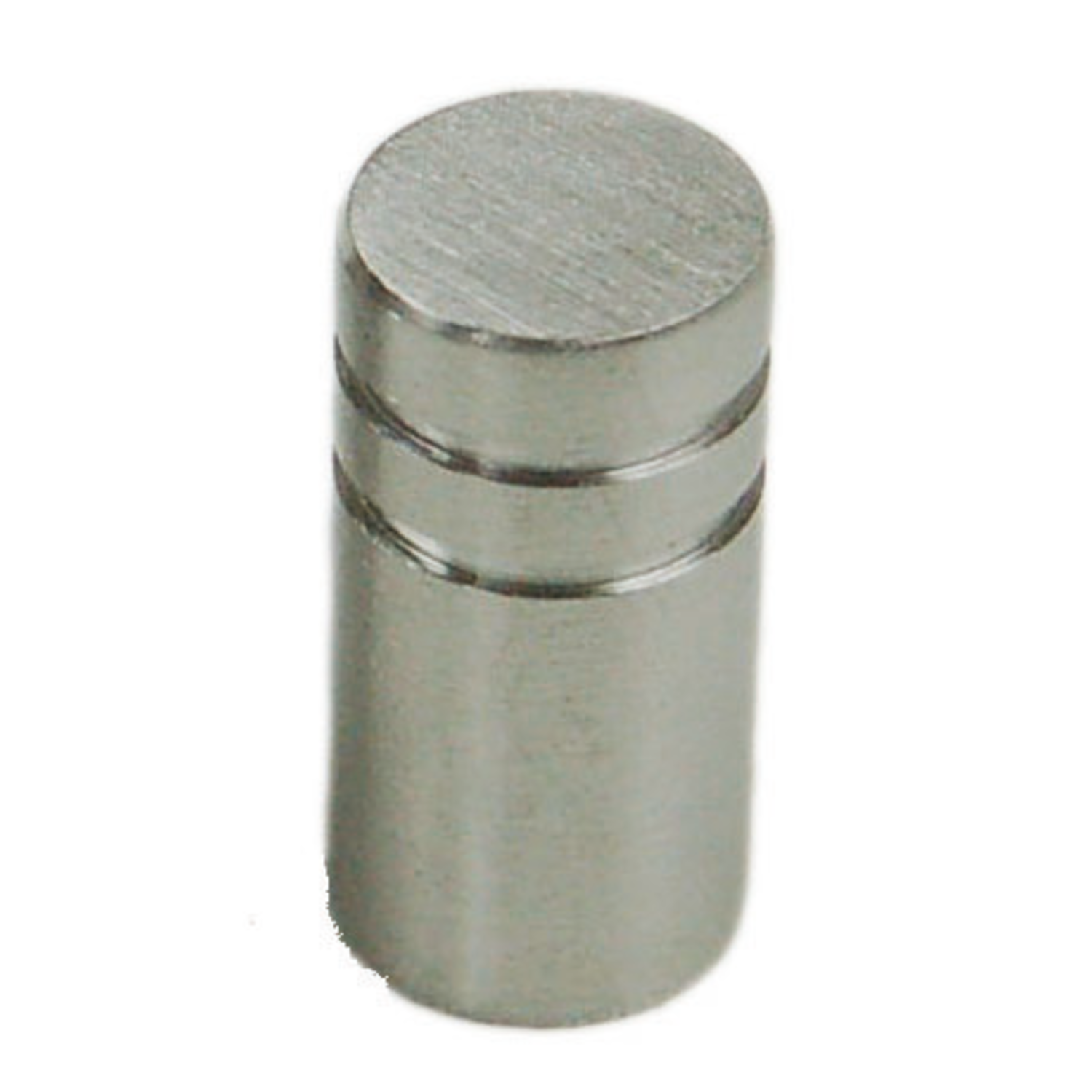 Knop RVS dia. 10mm h20mm met 2 groeven