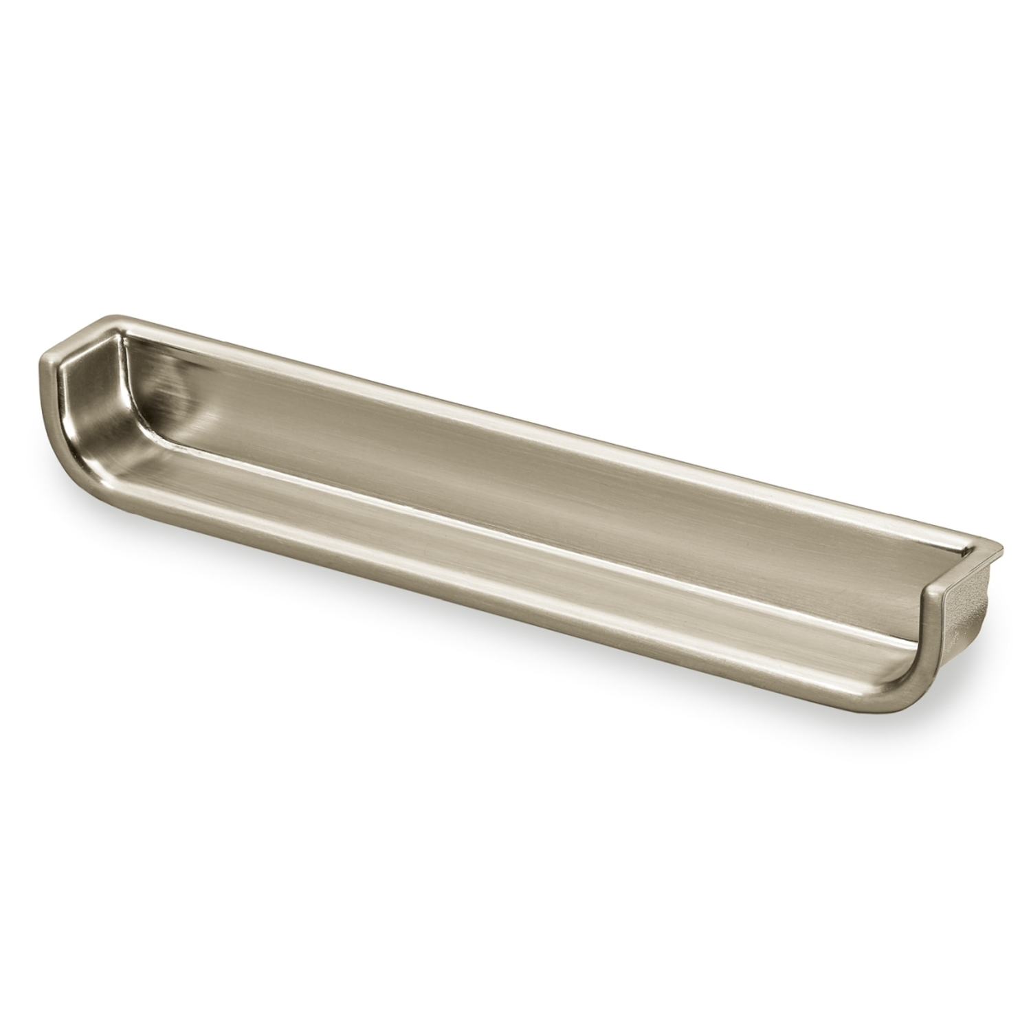 greep om in te laten Genzone, L 134 mm, B 16 mm, H 16 mm, roestvrij staal finish geborsteld