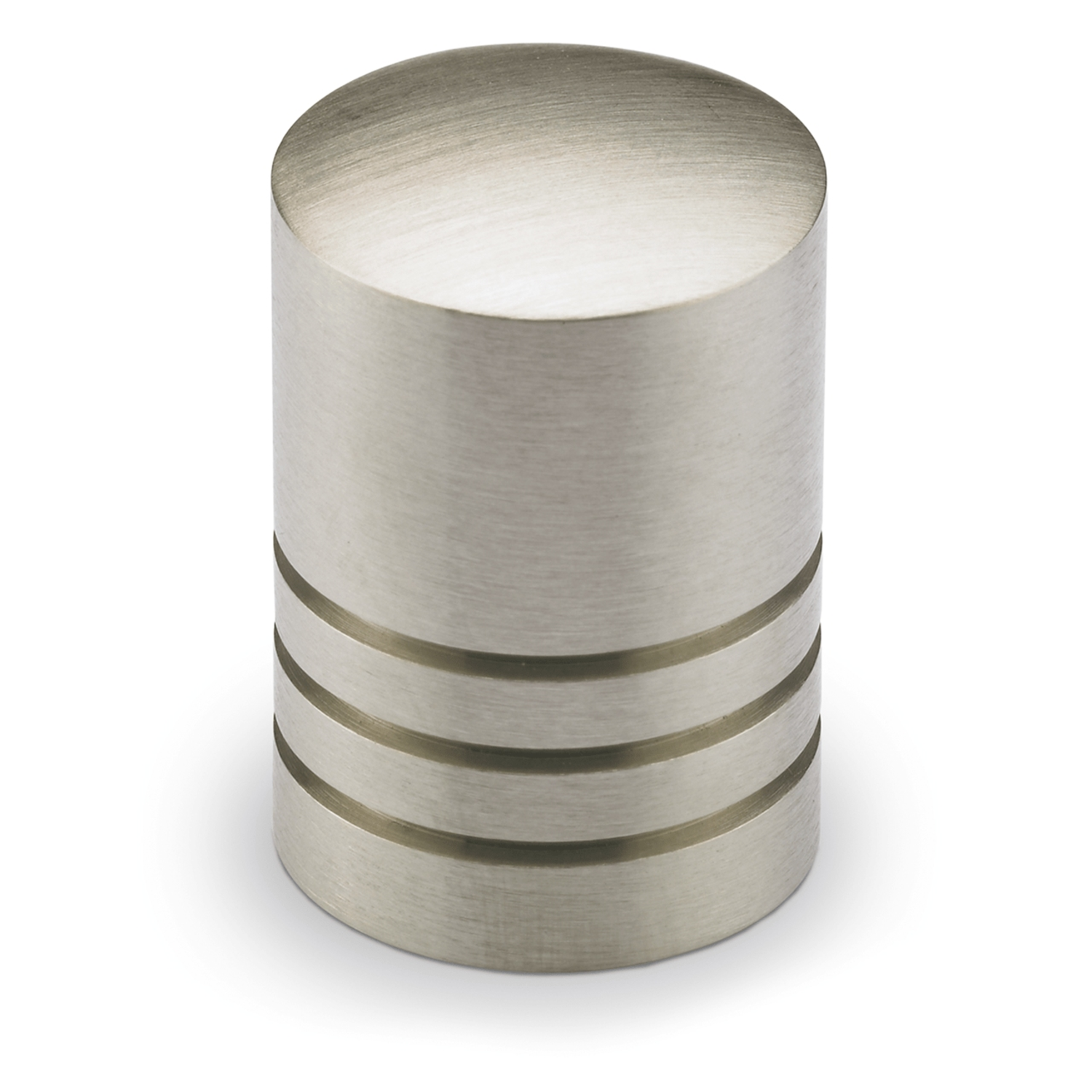 Knop Agrinum, H 22 mm, ø 14 mm, roestvrij staal geborsteld