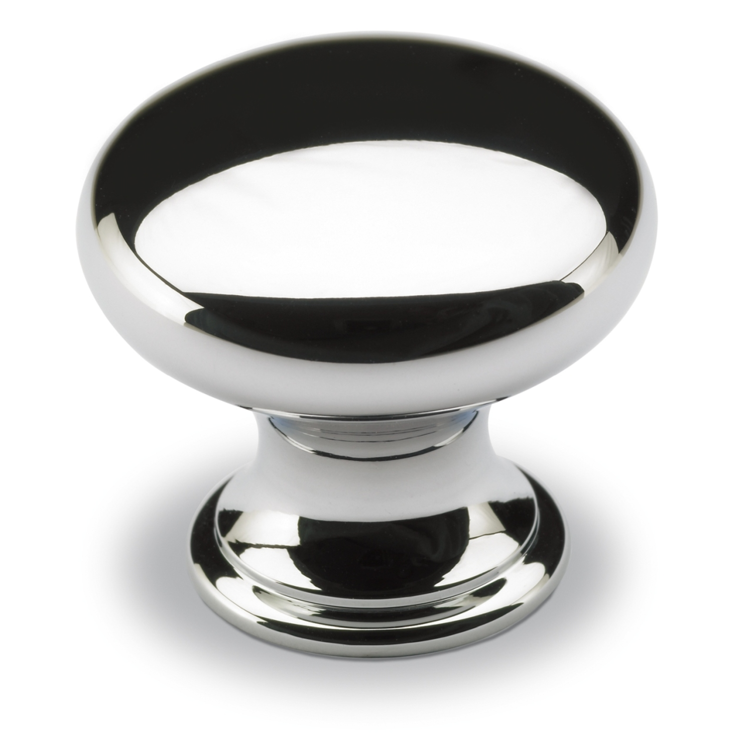 Bouton Cirpi, H 27 mm, ø 30 mm, chromé brillant