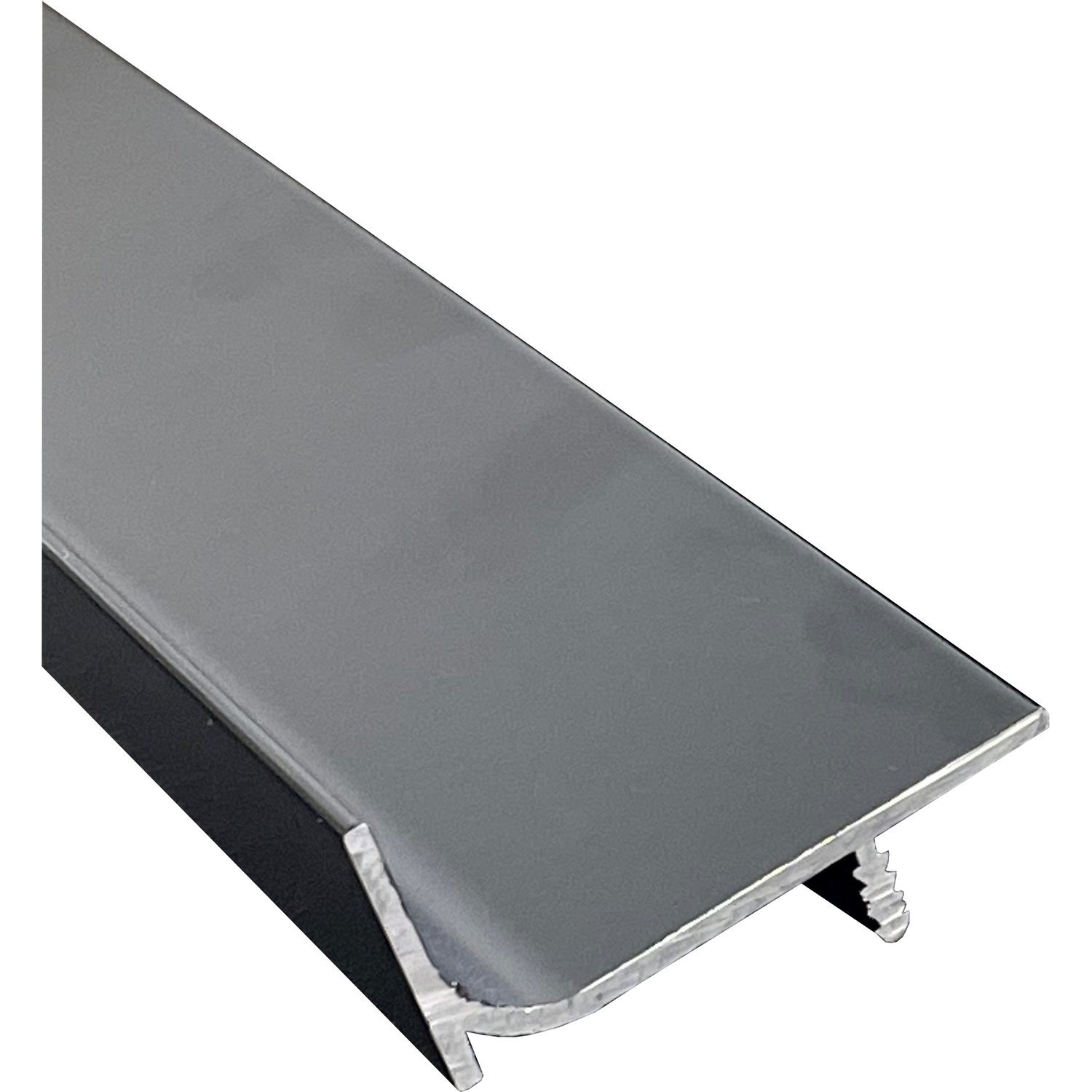 Greeplijst L-vorm 5000mm zwart mat verticaal