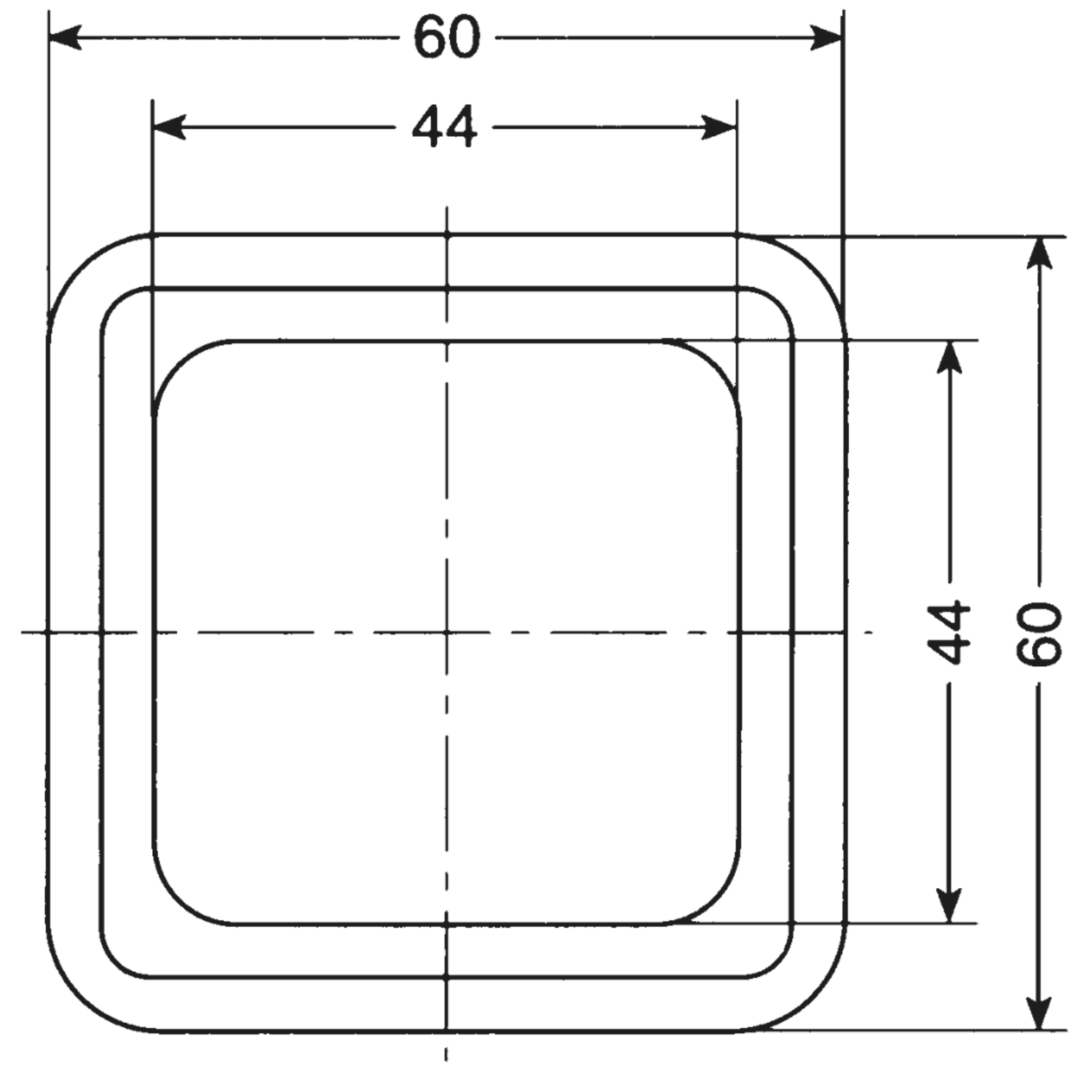 Cadre simple blanc  