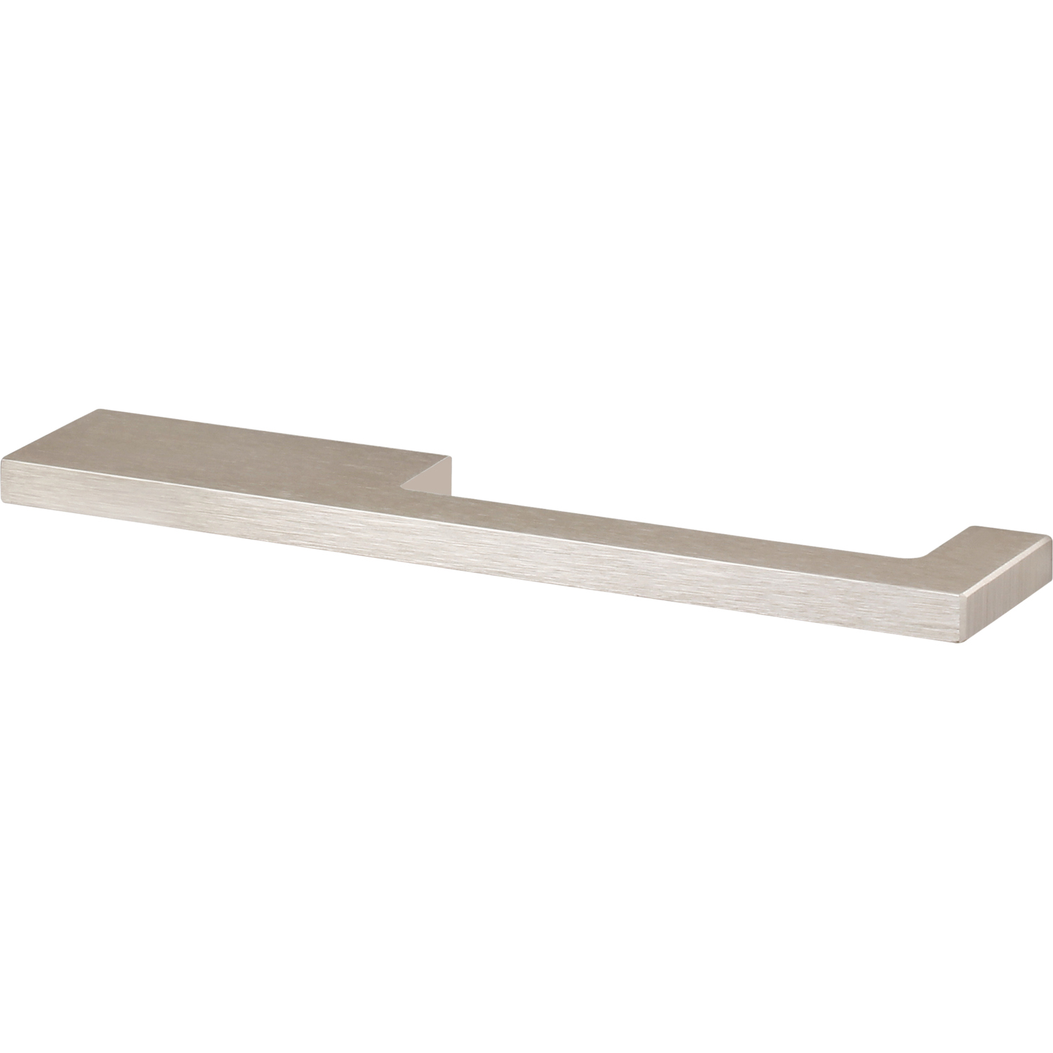 Greep drimo 224mm aluminium / RVS-look asymmetrisc h