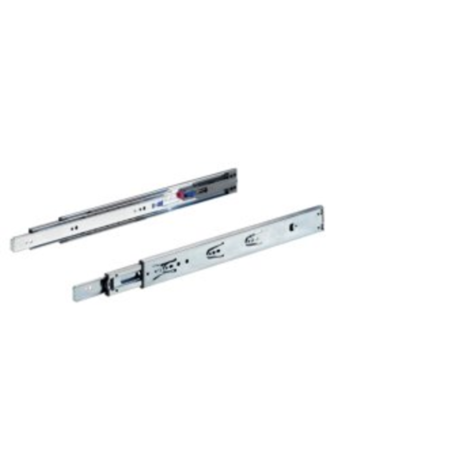 Coulisse à billes KA 4532 Push to open, montage latéral, dimensions (H x l) 46 x 12,7 mm, 650