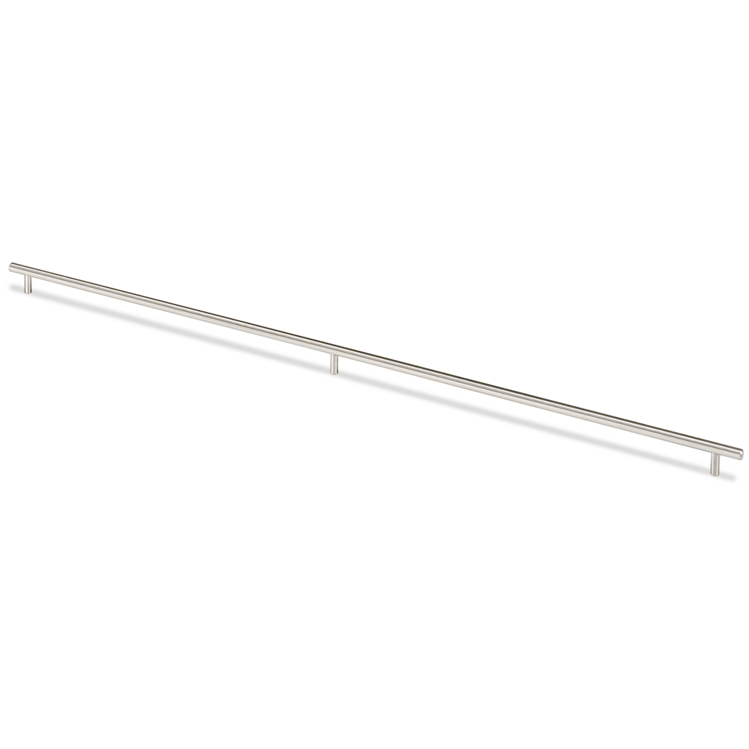 Poignée barre Salvia, entraxe de perçages 640, L 1340 mm, H 35 mm, ø 12 mm, Inox brossé