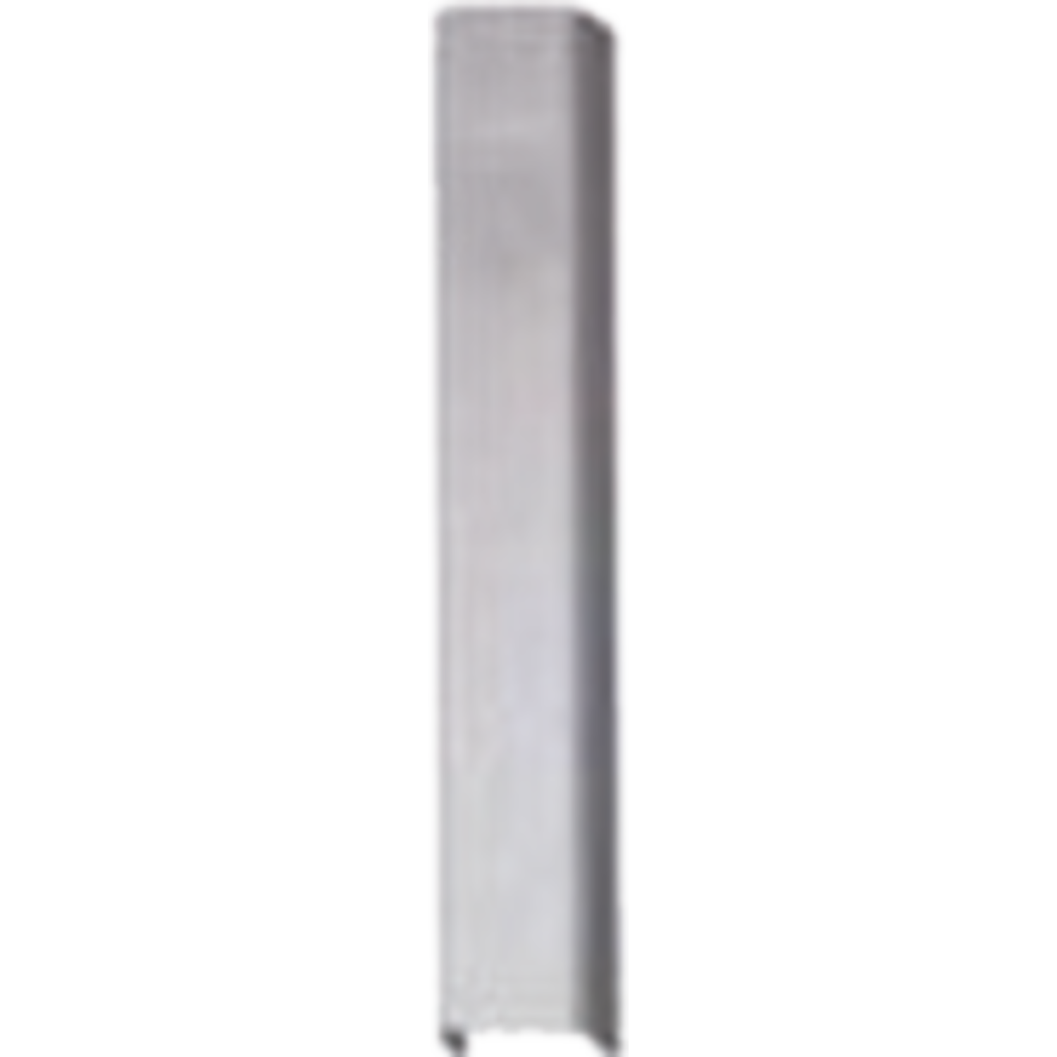 Cache câbles inox 100x17x8mmmm - Fixation inv isible 