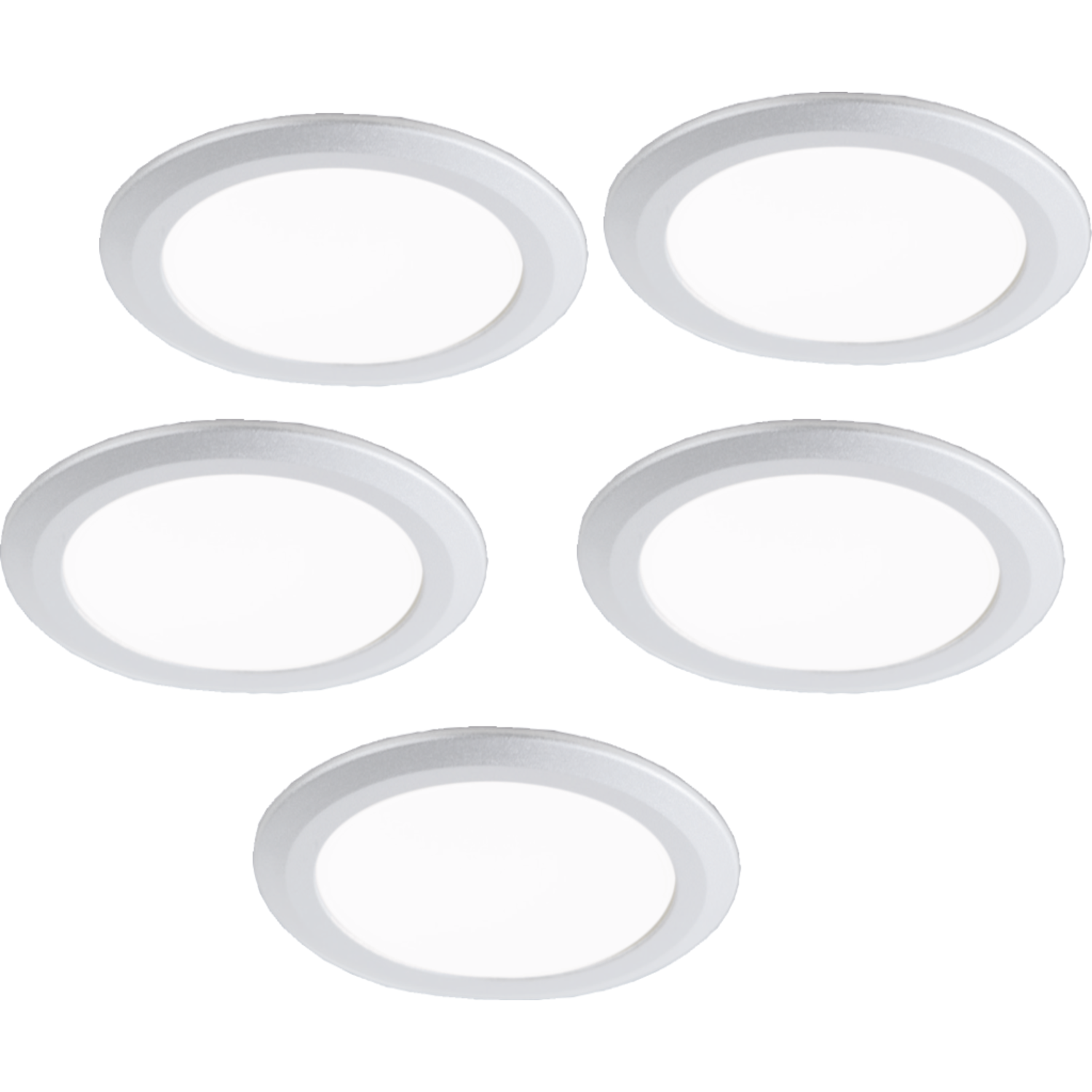 Set 5 x Led ld8011 wit 2w/350ma 3000K + konvertor1 15W/350ma