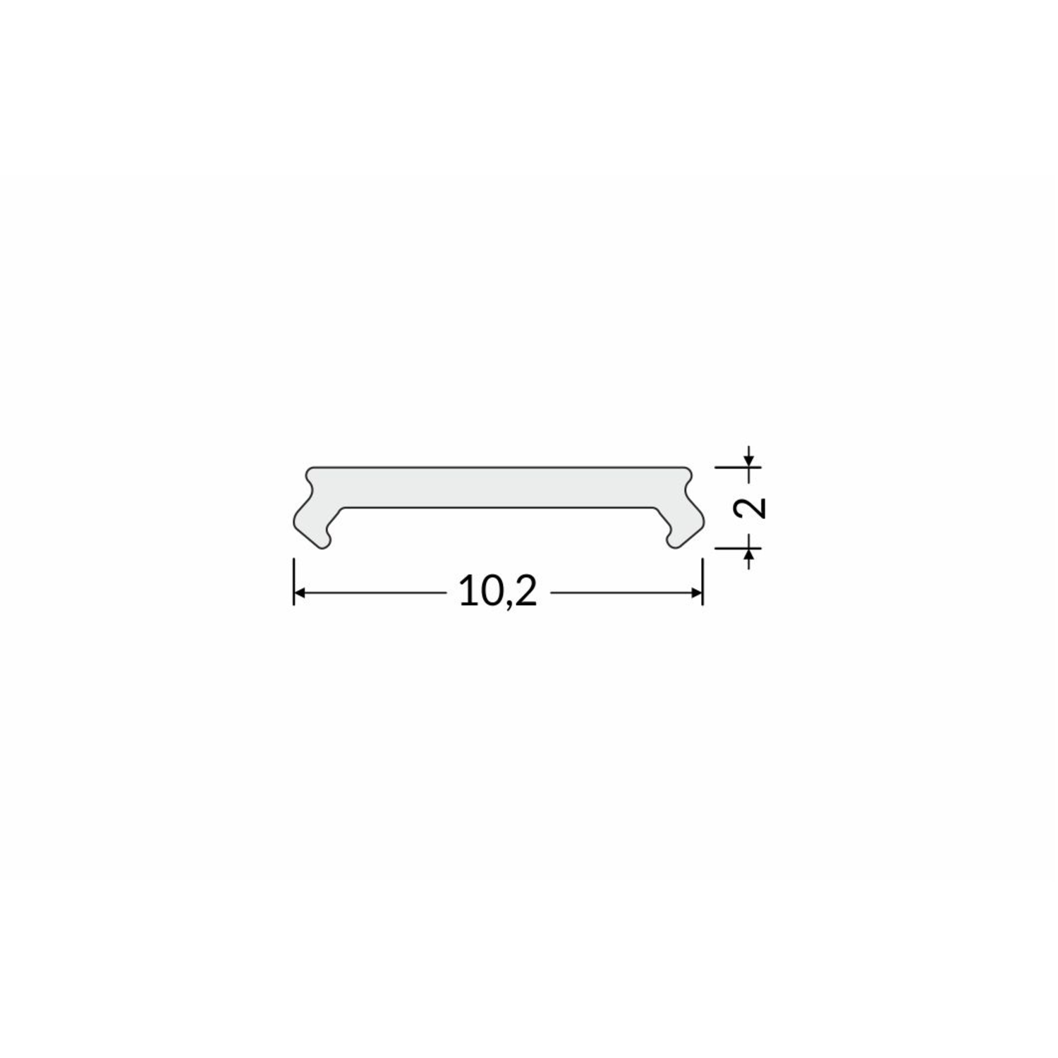 Cache Click plexi C2 2000 noir 