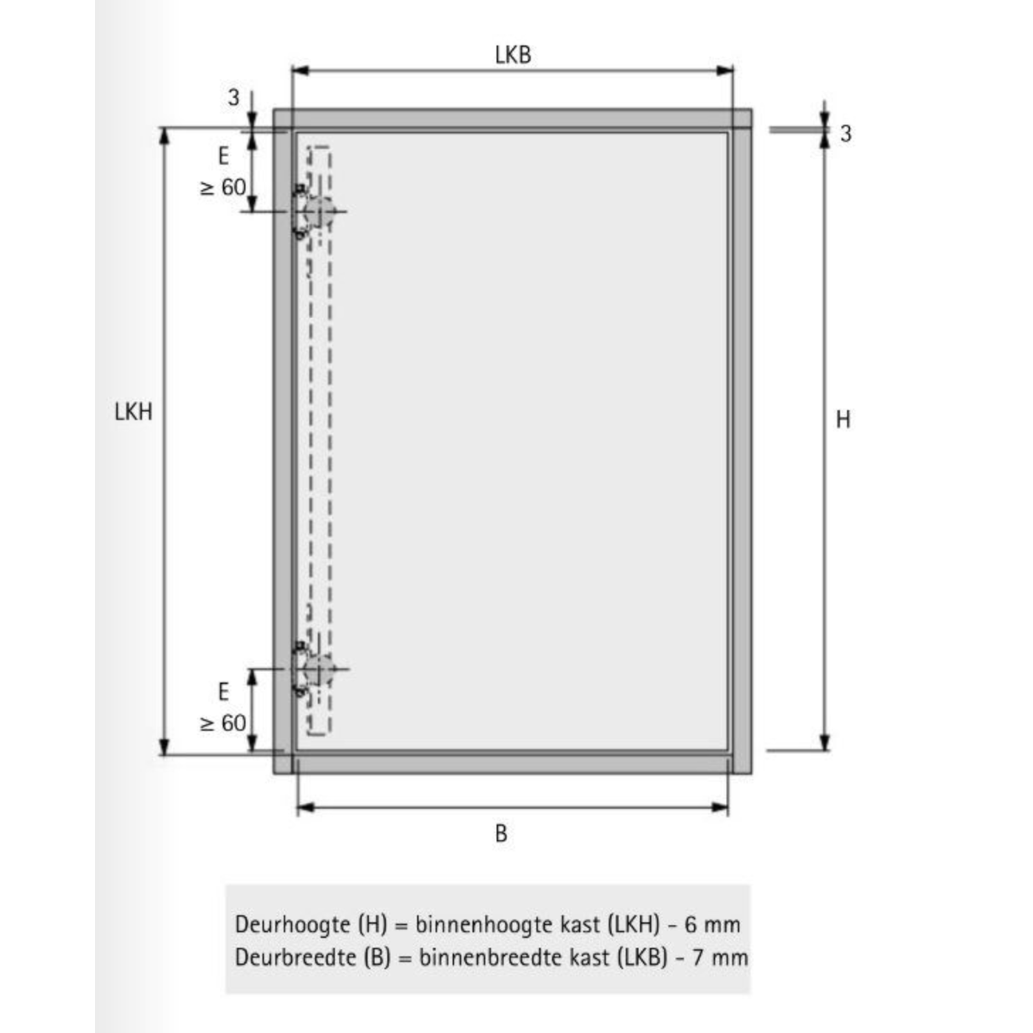Système de porte pivotante coulissante KA 5740 / 700 mm