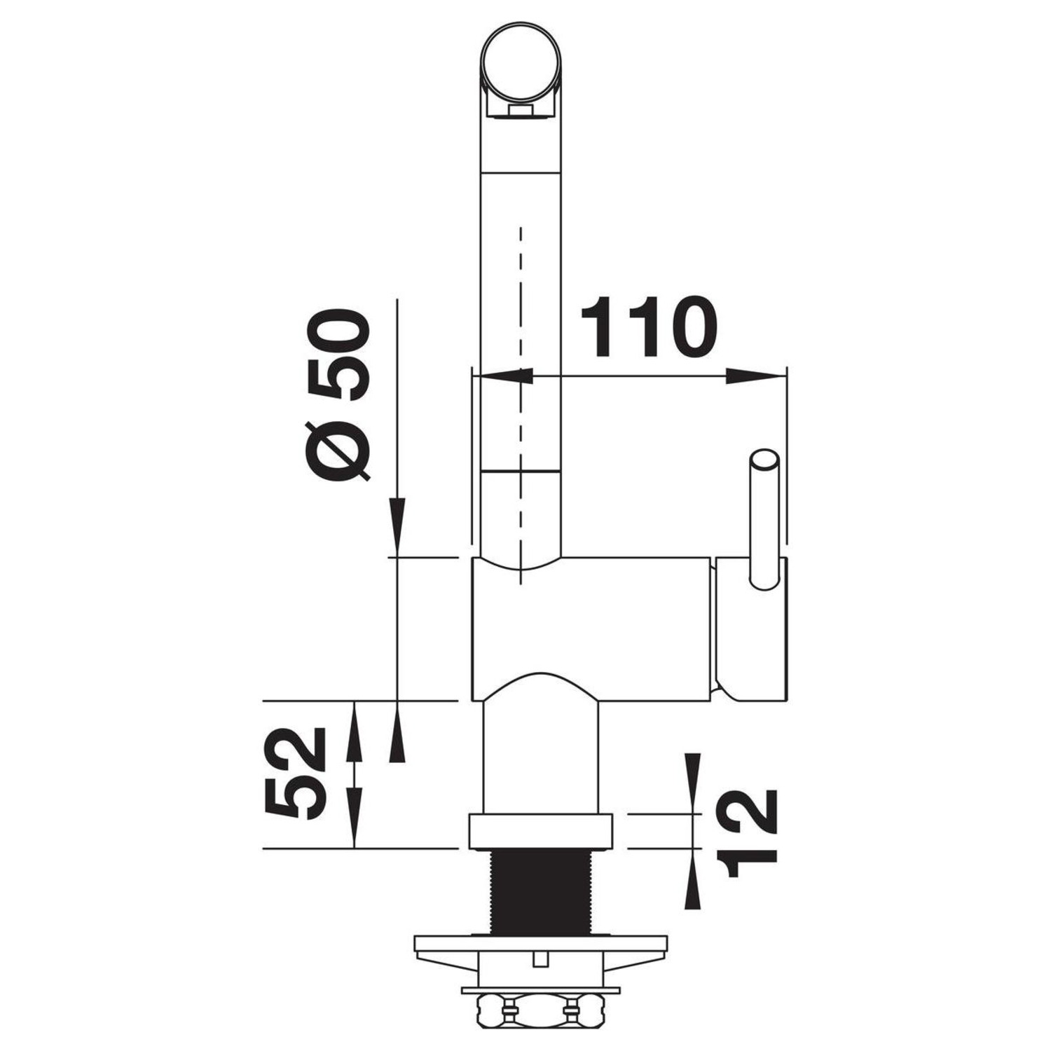 Blanco Linus-S-F zwart mat