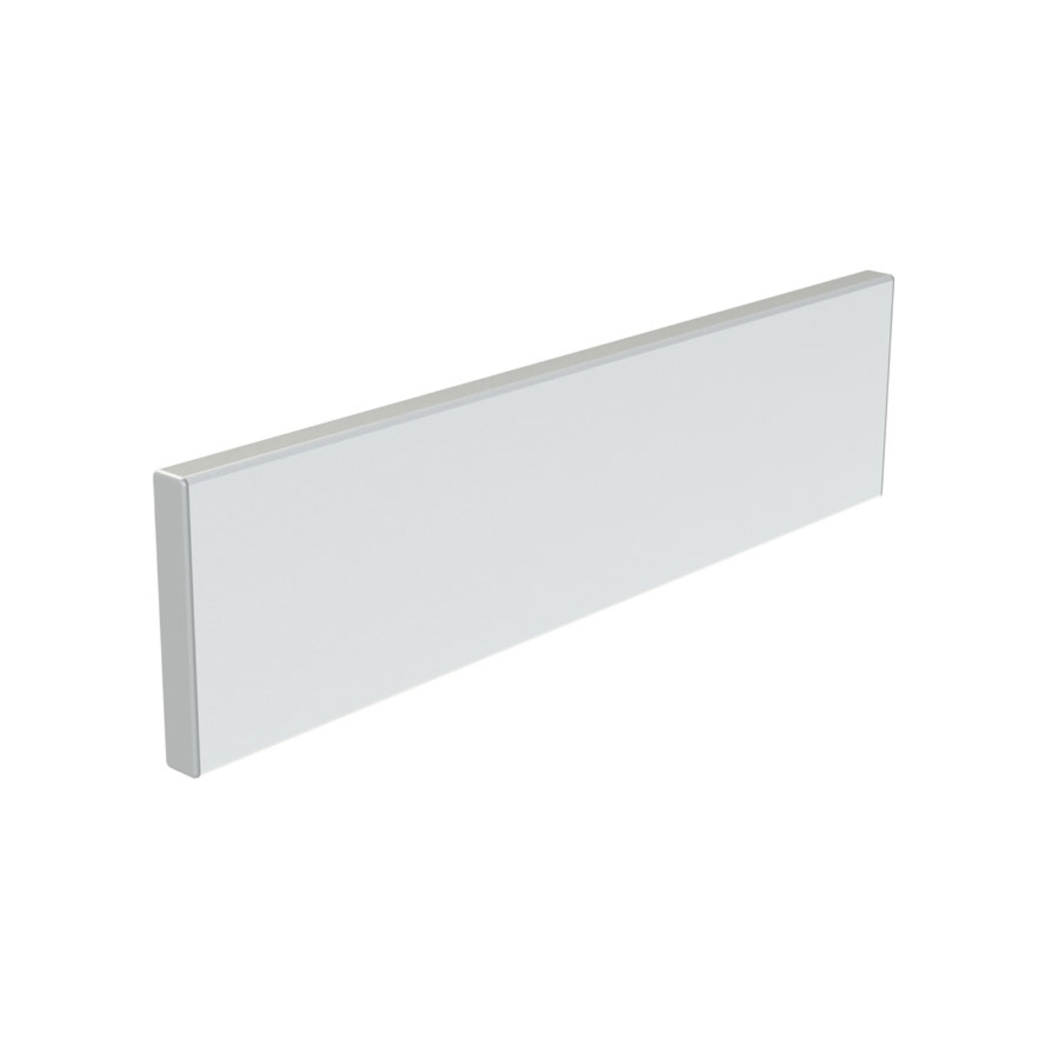 103 mm Alu-Front, largeur 60,0cm, Aluminium thermolaqué blanc RAL 9003