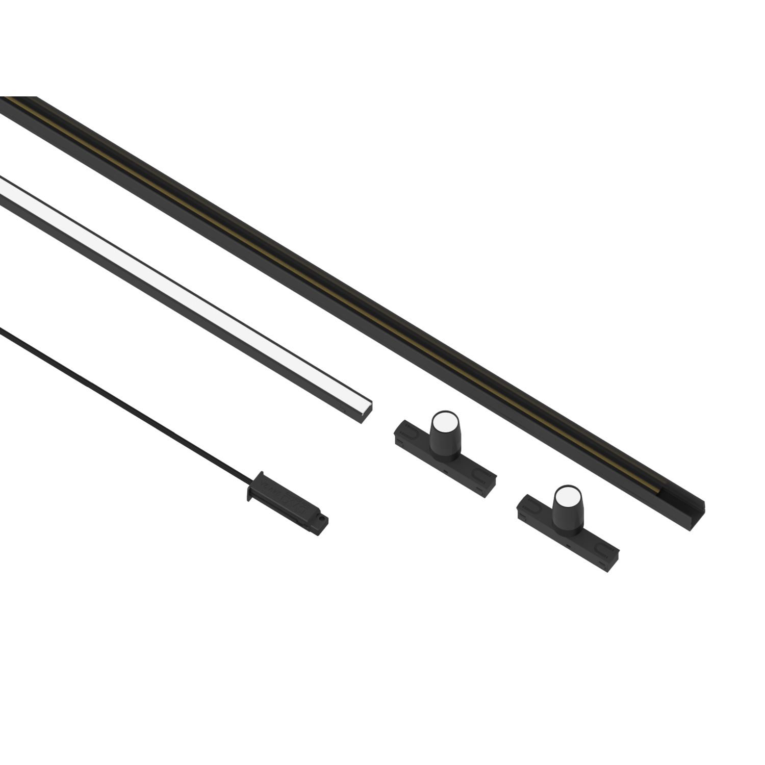 Lite Track plug&play câble raccord. 24V (2 pcs) 