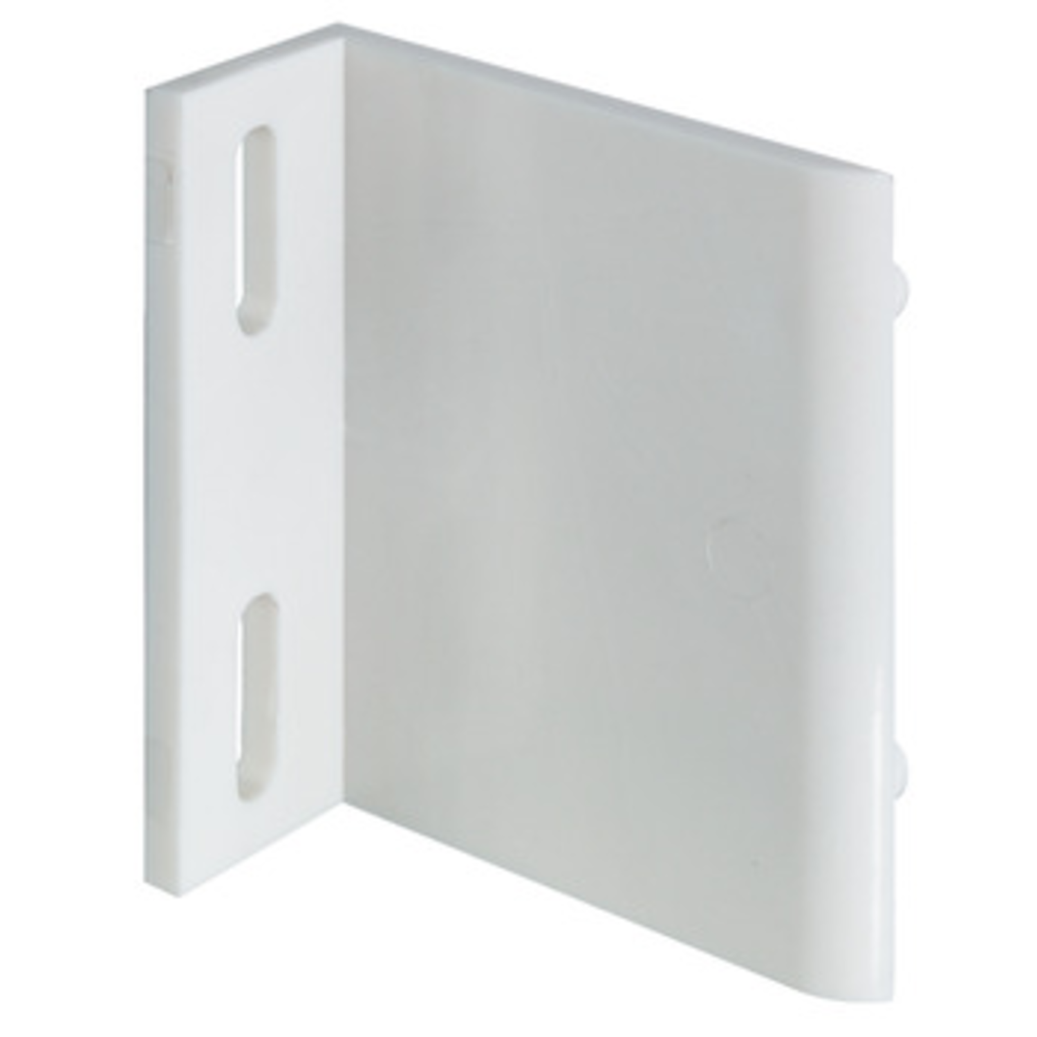 Équerre de paroi arrière 260.12 plastique blanc