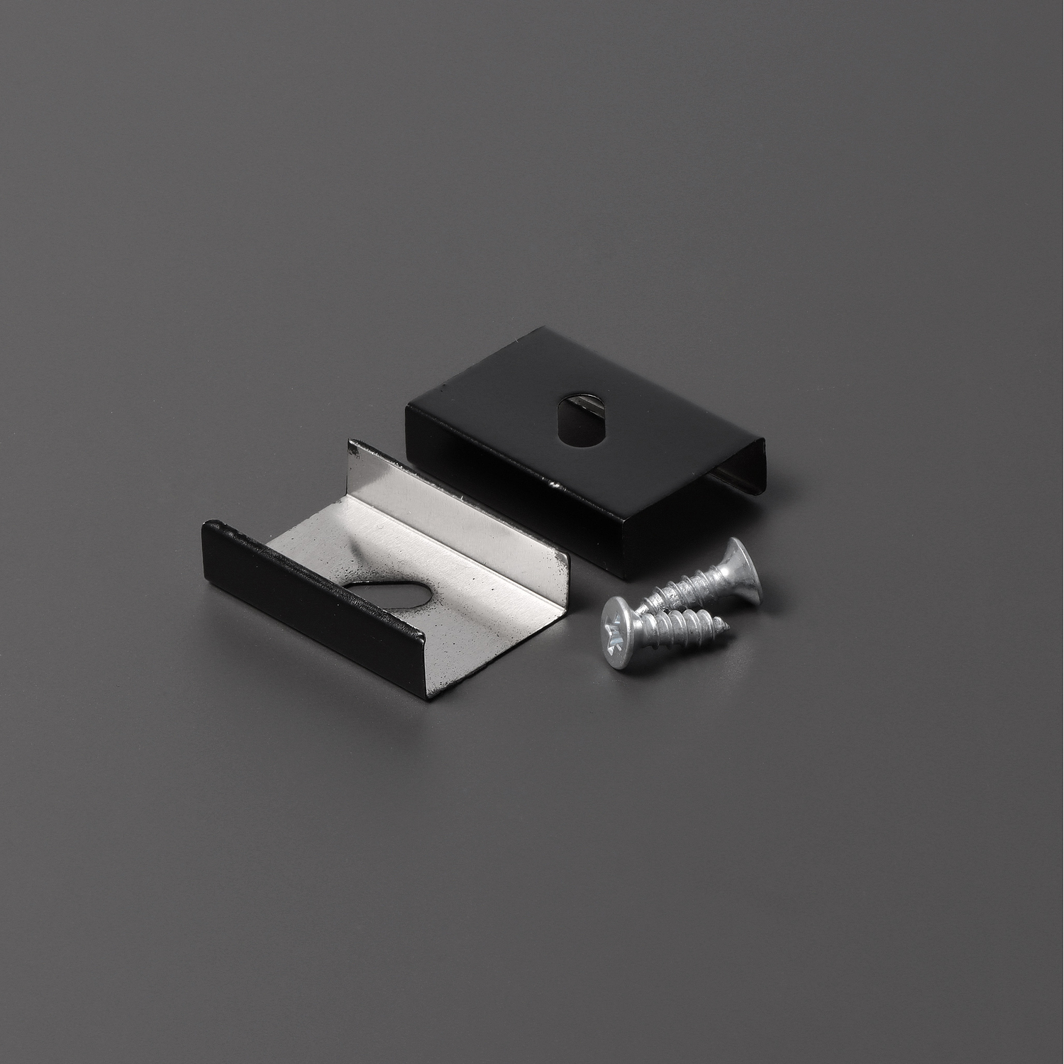 Plaque de montage S flexible noir 