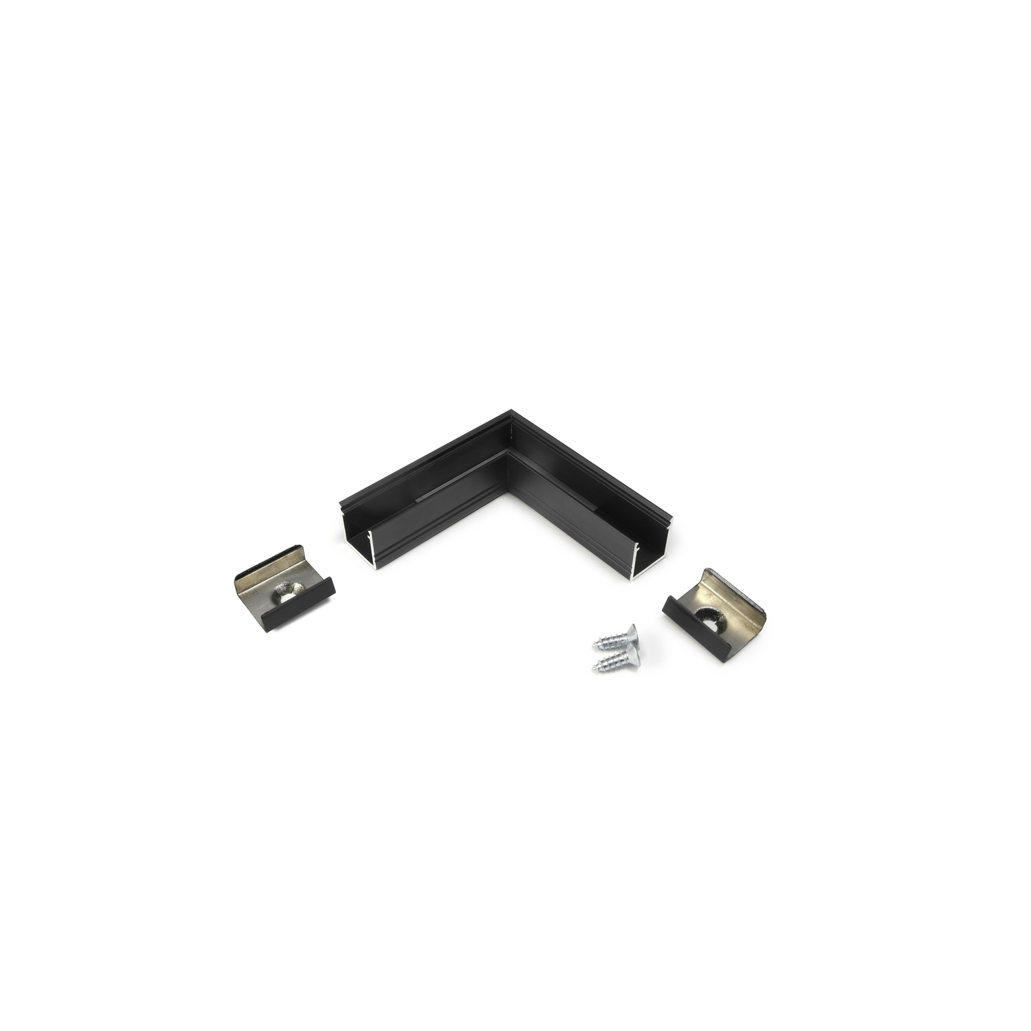 Led profilé d'angle 90° smarT10 noir anodisé 