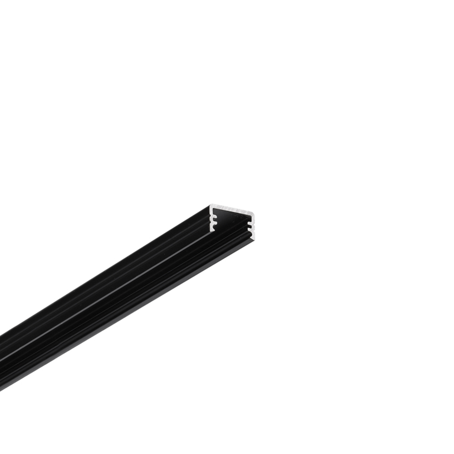 Led profiel Slim8 ac2 Z 3000 zwart geanodiseerd