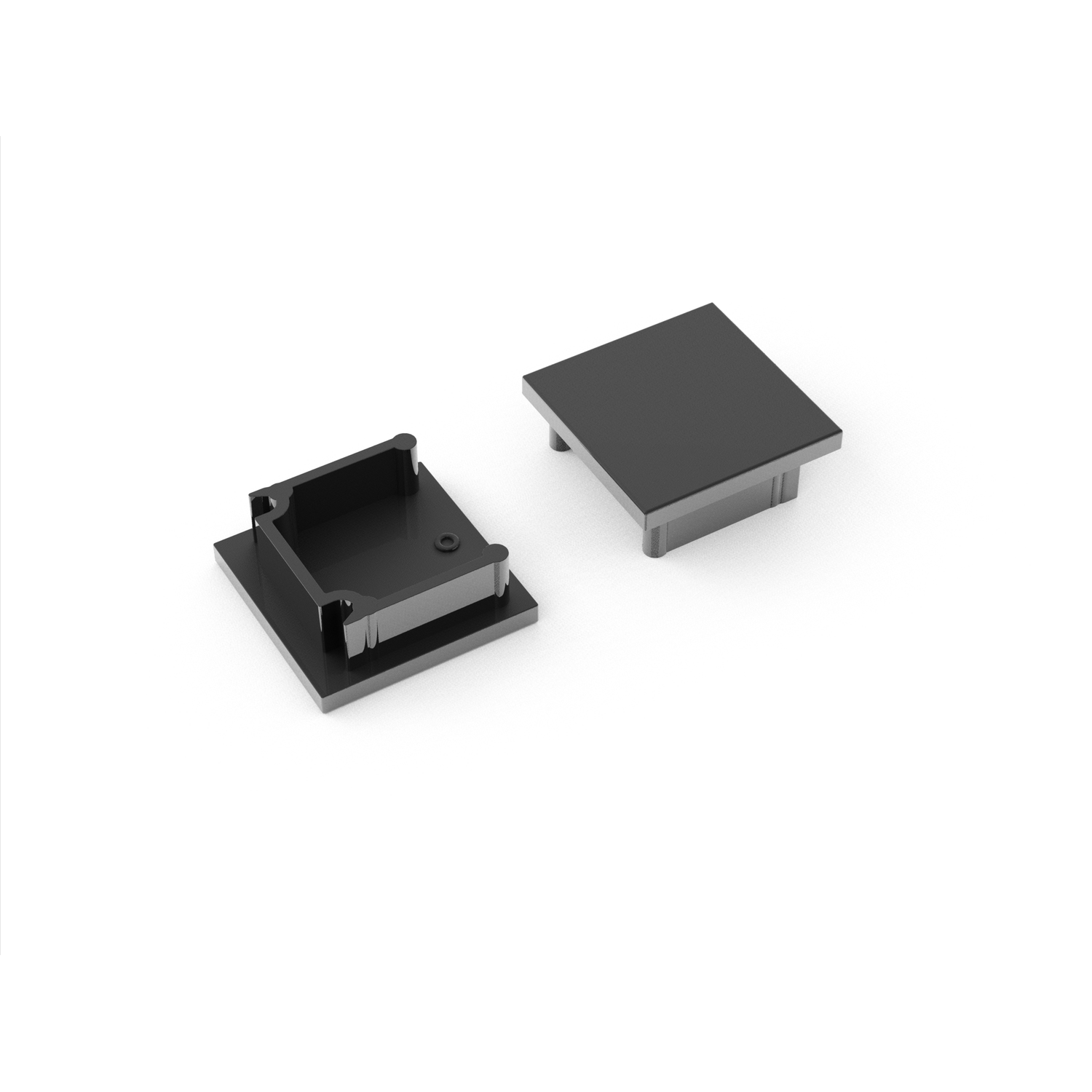 Embout profilé led Smart16 noir 