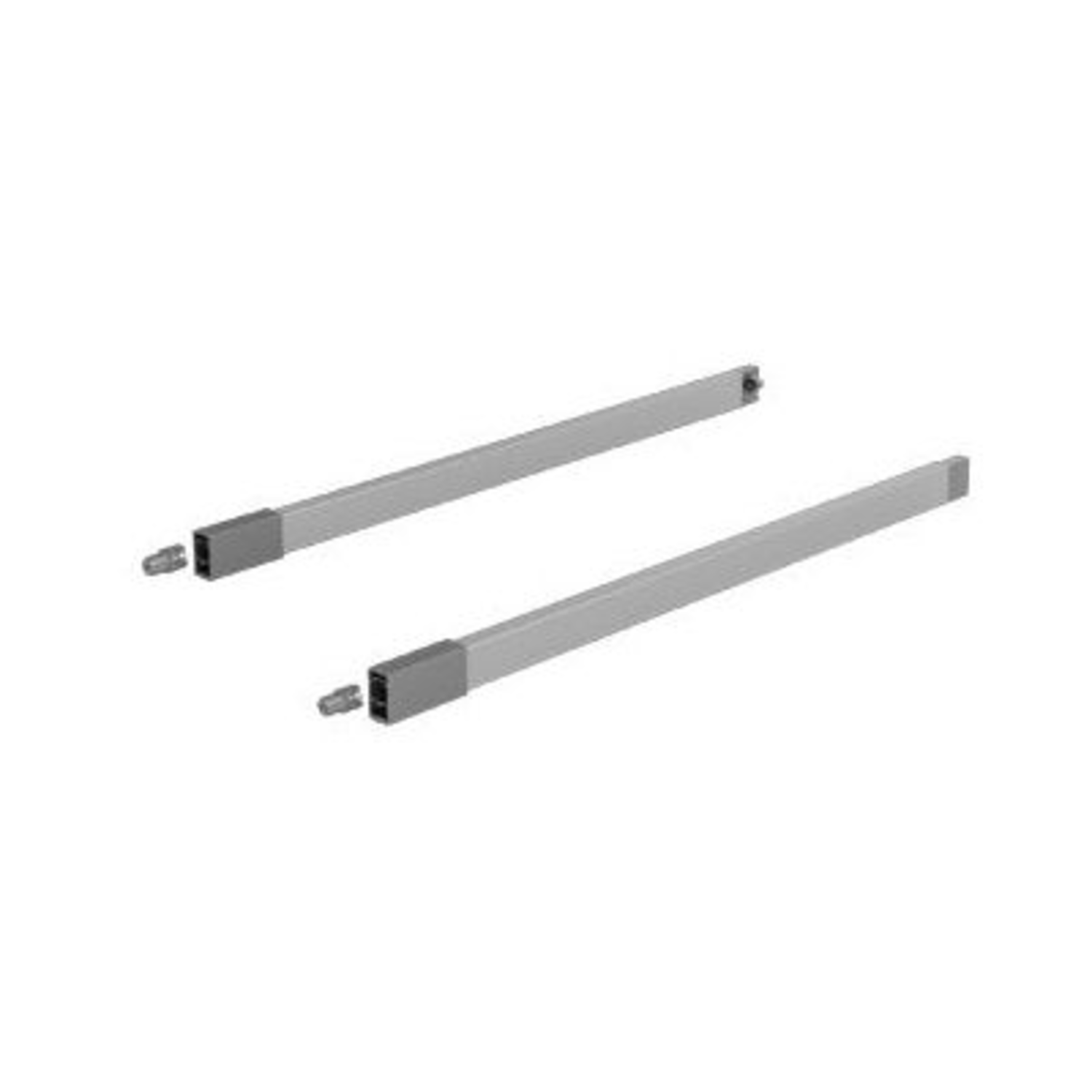 Set lengtereling ArciTech / 350 mm, zilver, links en rechts