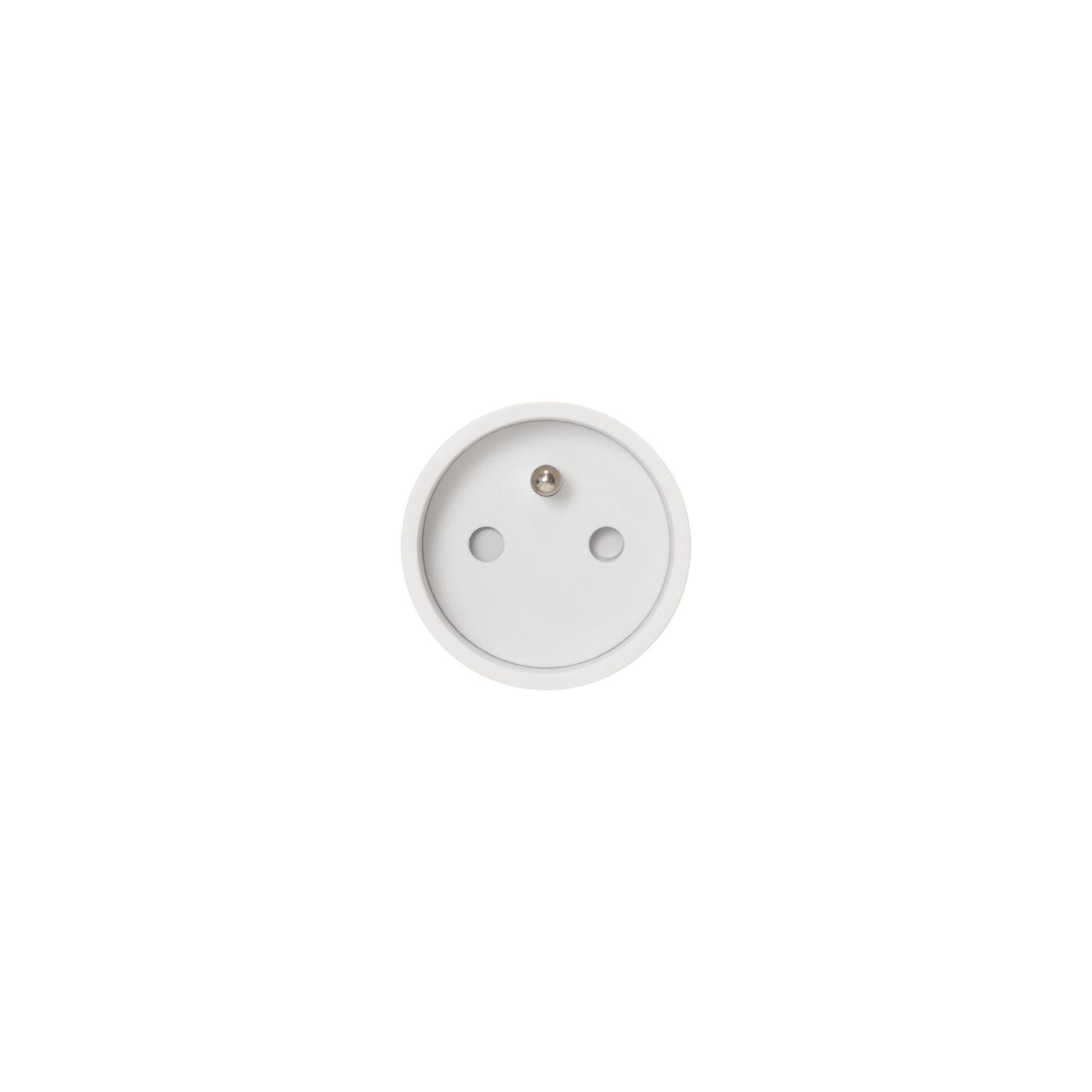 Rond 2.0 - unifit prise câblée b-f blanc 