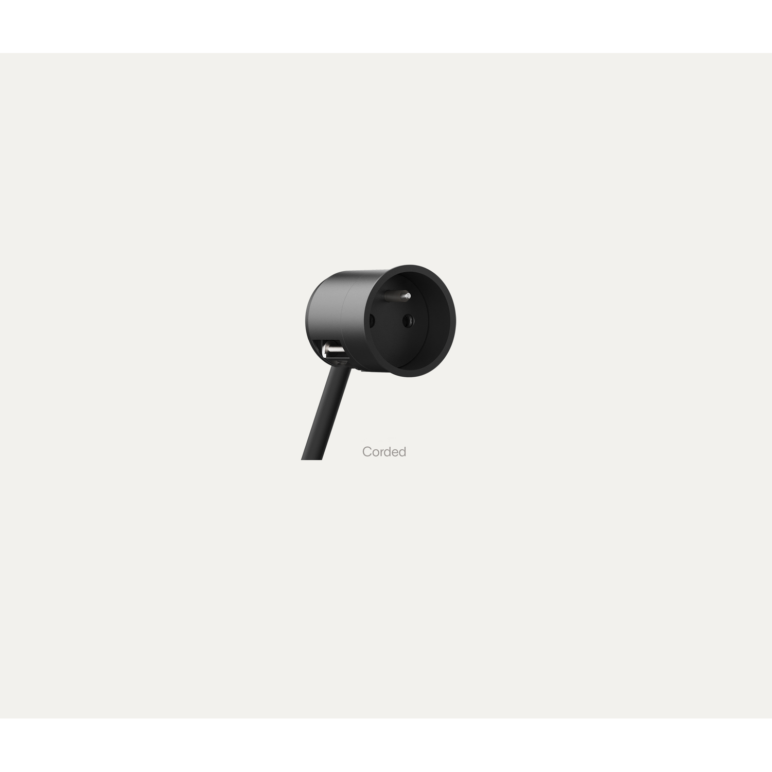 Rond 2.0 - unifit prise câblée nl-d noir 