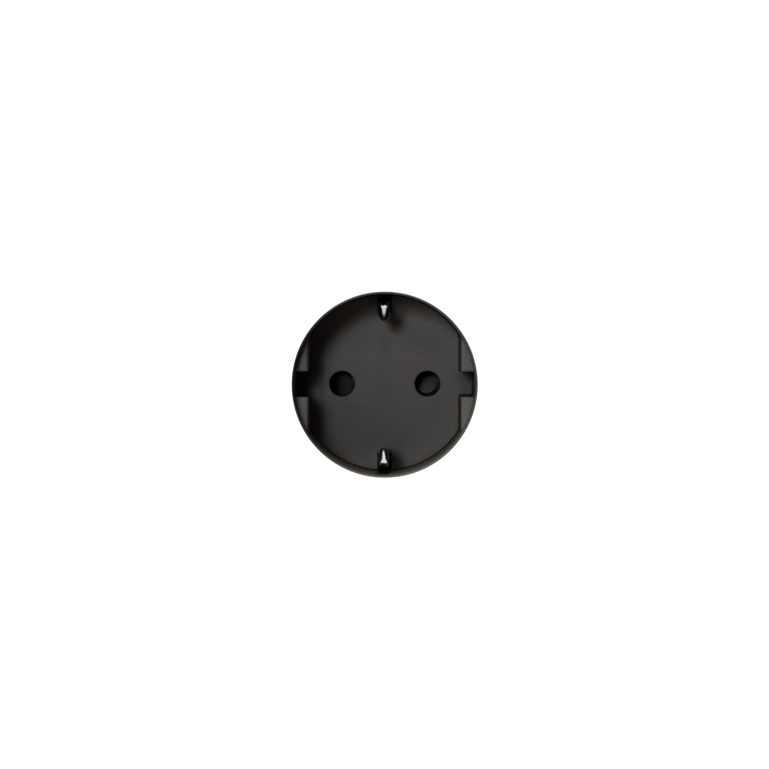 Rond 3.0 - Backfit prise type F - mise à la terre latérale noir