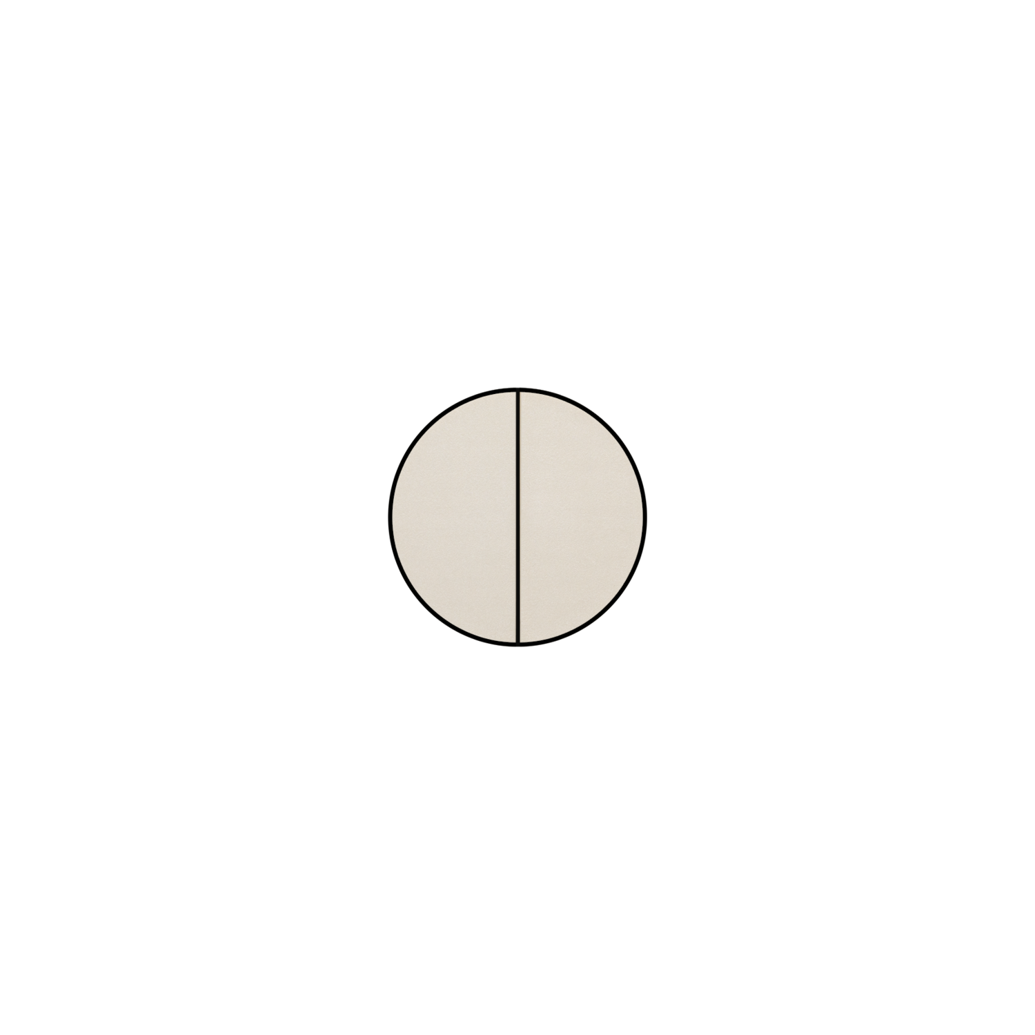 Rond 2.0 - backfit 4x pf 24v b.pouss. crème basic 