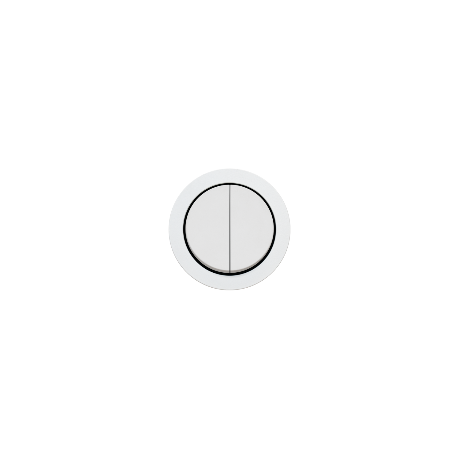 Rond 2.0 - multifit interrupteur doubleblanc alu bord étroit