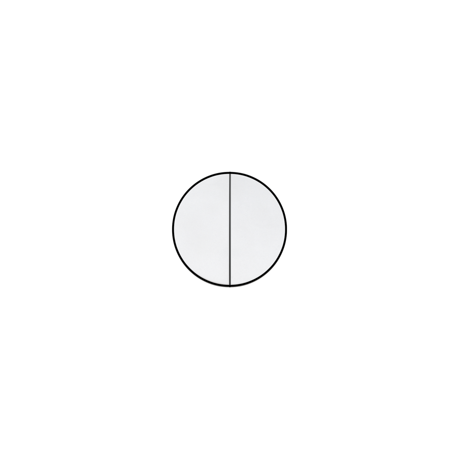 Rond 2.0 - backfit no/nc 2x b.pouss. blanc basic 