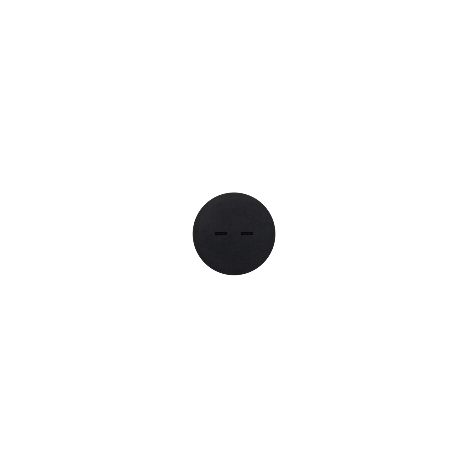 Rond 2.0 - multifit 2xusb-c (30w) noir ano bord étroit