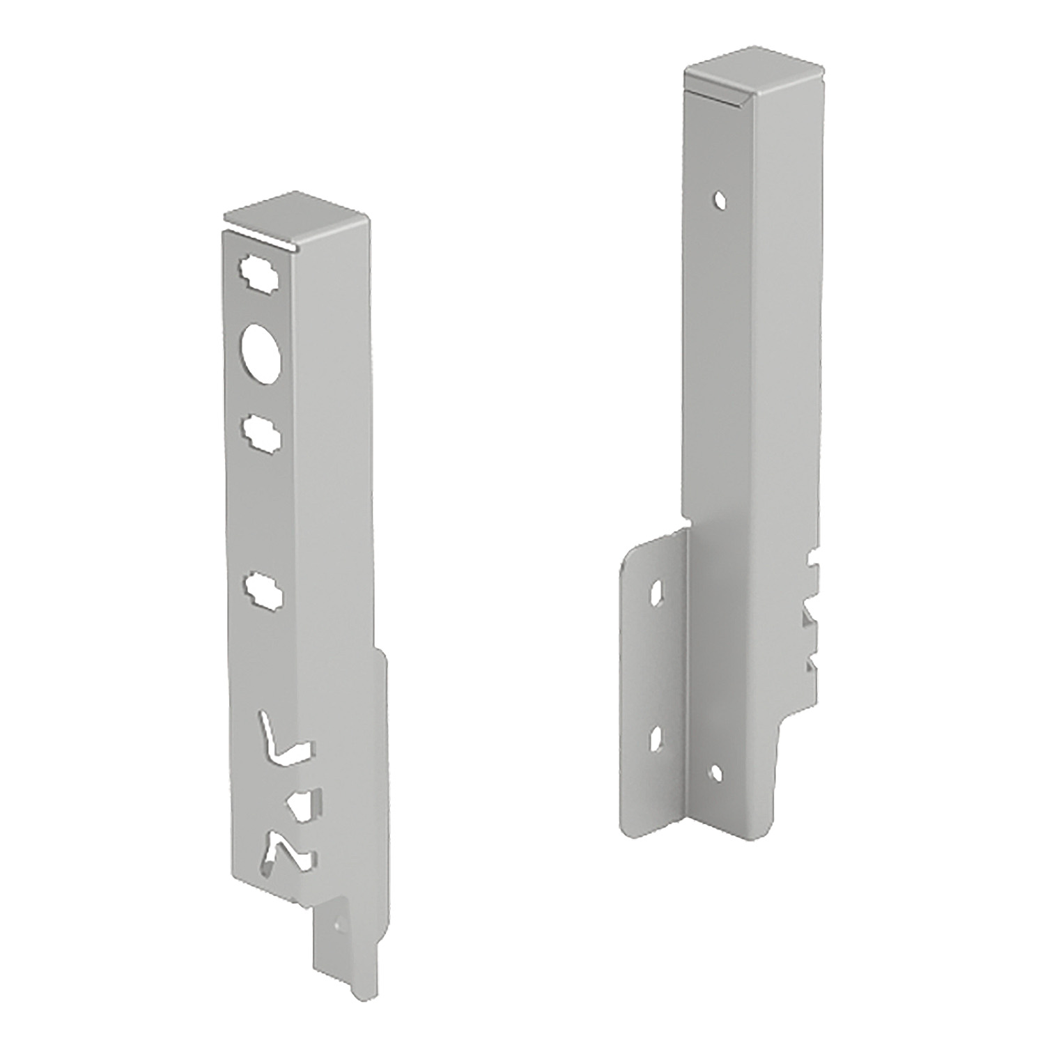 Achterwandverbinder ArciTech  186 mm, zilver, links